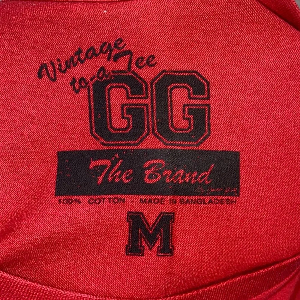 NWT GG The Brand OU Sooners Graphic Red Short Sleeve Tee Shirt Size M - Image 3