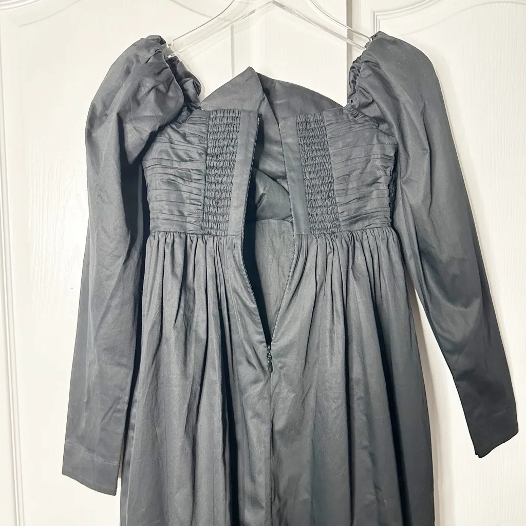 NWT Aje Black Valentina Cotton Poplin Bow - Image 7