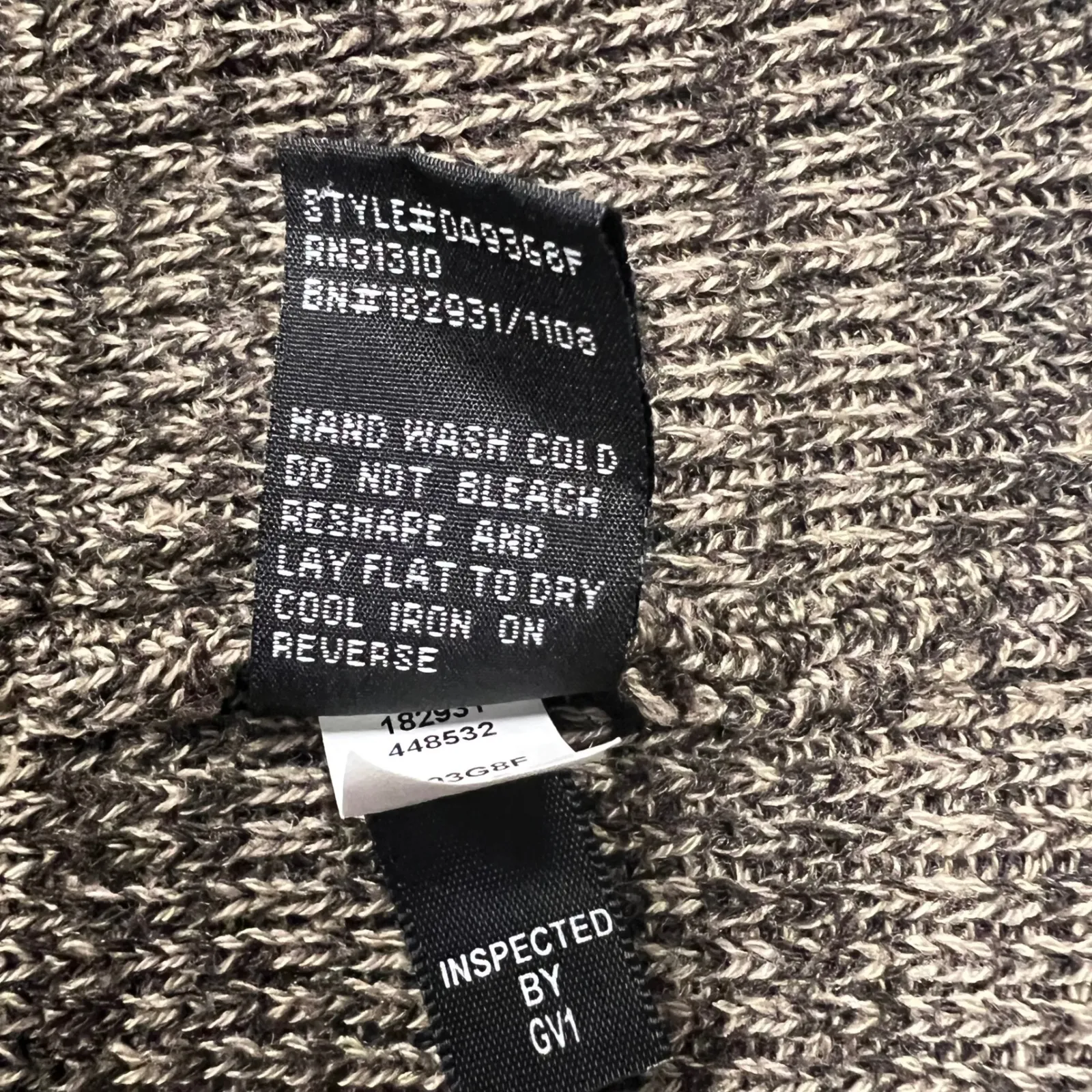 AB STUDIO Women's XL Brown Sweater Button Long Sleeve‎ SEE DESCRIPTION - Image 5