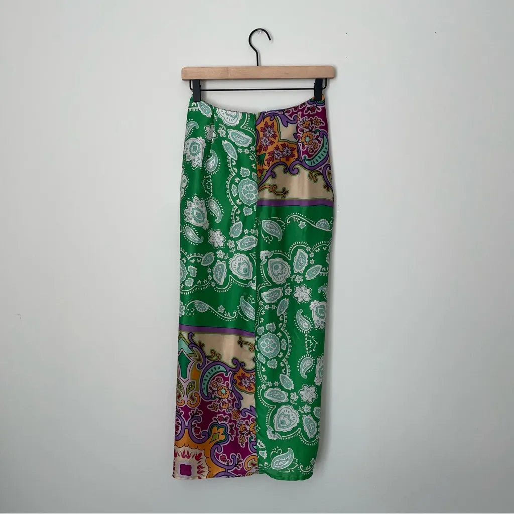 Silky Colorful Women's Skirt & Shorts 3‎ Pc Set Blue Size XS - Image 8