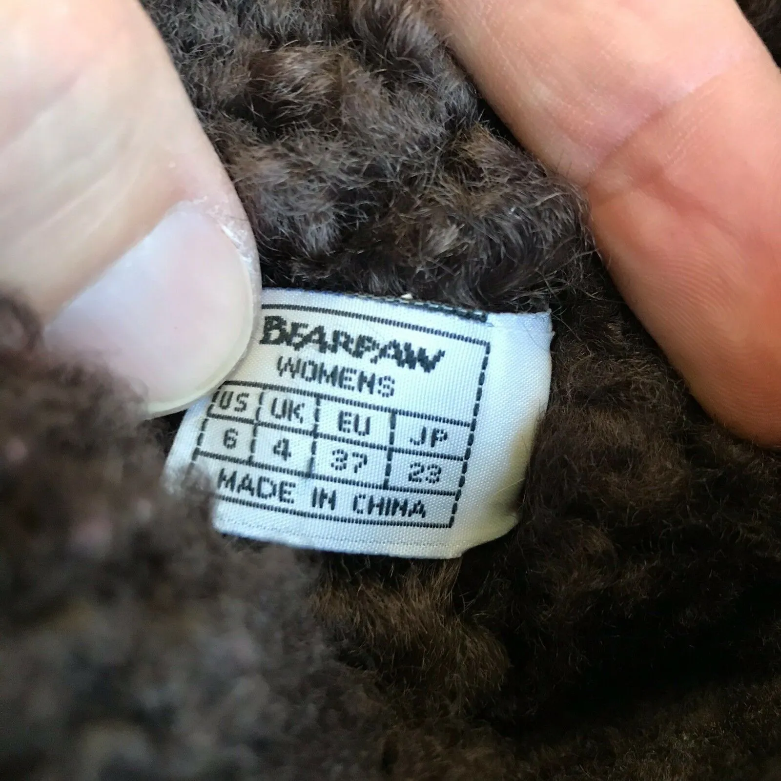 Bearpaw Brown Tall Shearling Boots Brown‎ US 6 EU 37 Suede Wool Womens - Image 6