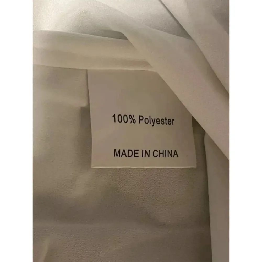 Reveriee Maxi Dress Women's Size L Green Floral Tiered Short Sleeve Casual NWT Size L - Image 9