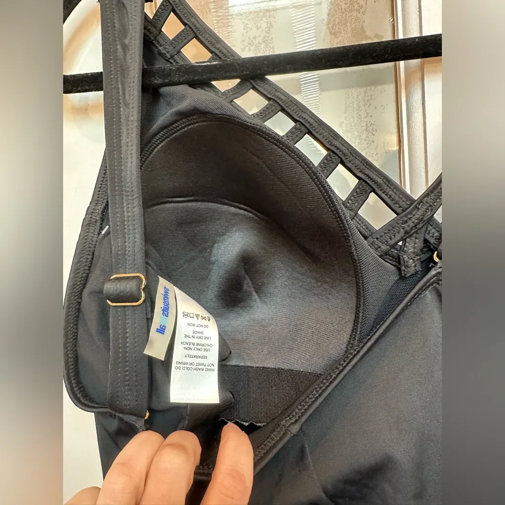 Swimsuits For All Empire Lattice Trim Black One - Image 6