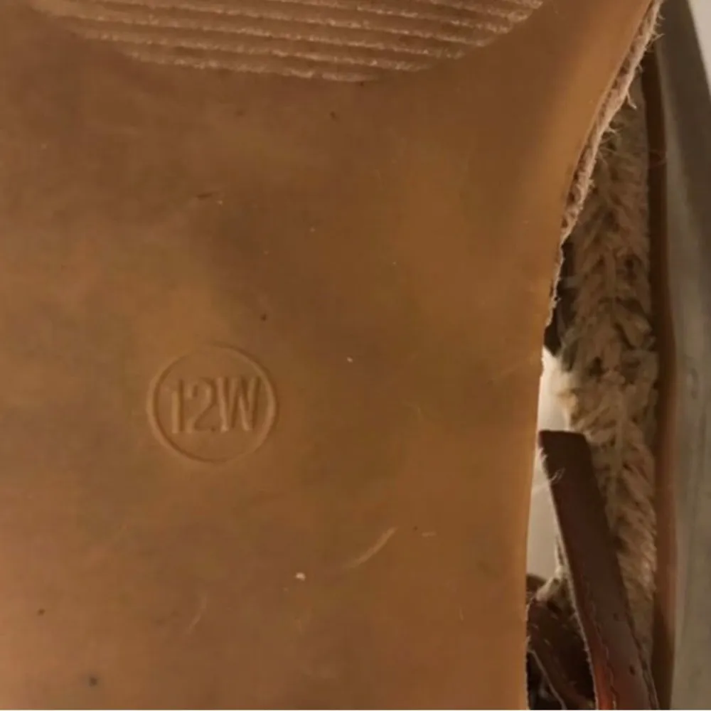 Torrid ankle strap espadrille brown sandals shoes size 12 W - Image 8