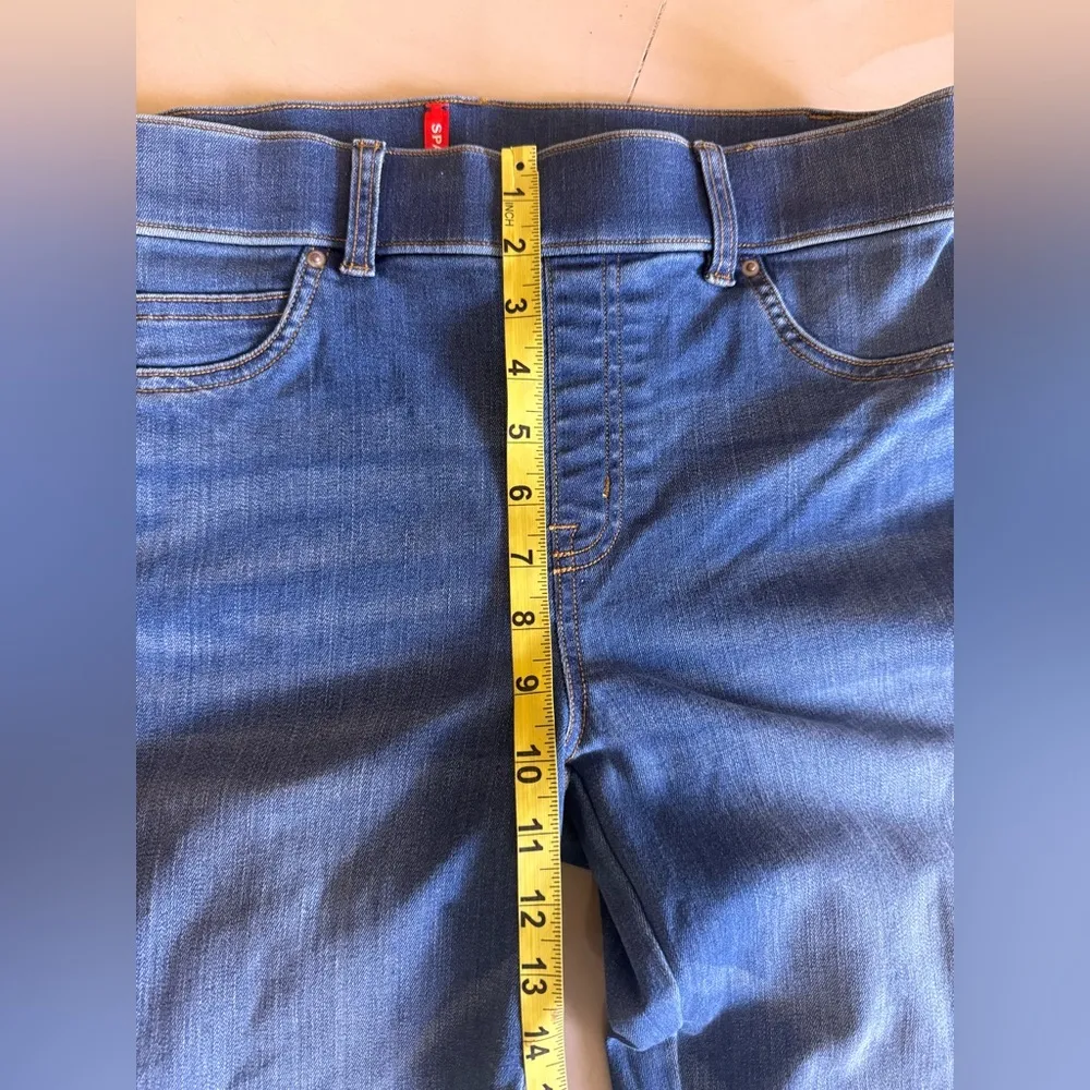 Spanx  Flare Jeans Midnight Shade M Regular pull on blue jeans - Image 14