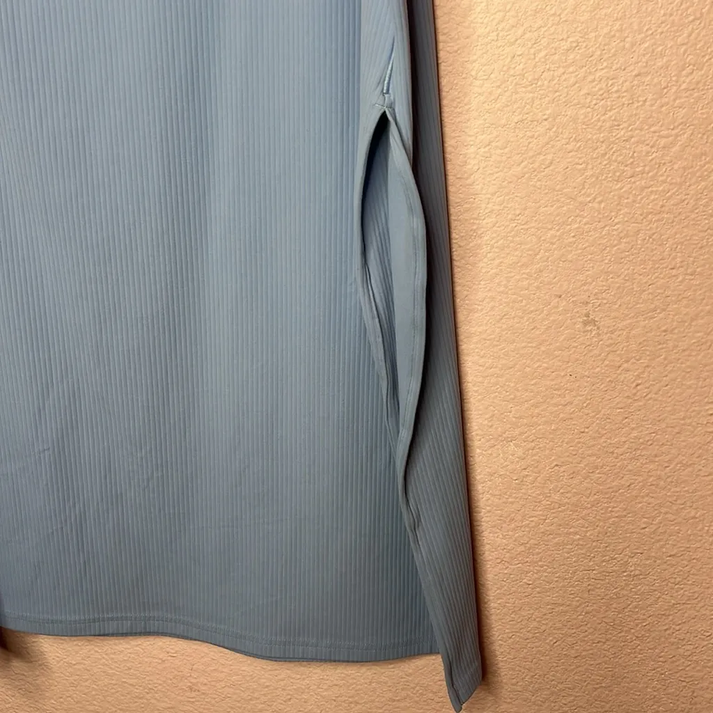 OFFLINE By Aerie Real Me XTRA Ribbed Midi Skirt- Monaco Blue. Size XL - Image 3