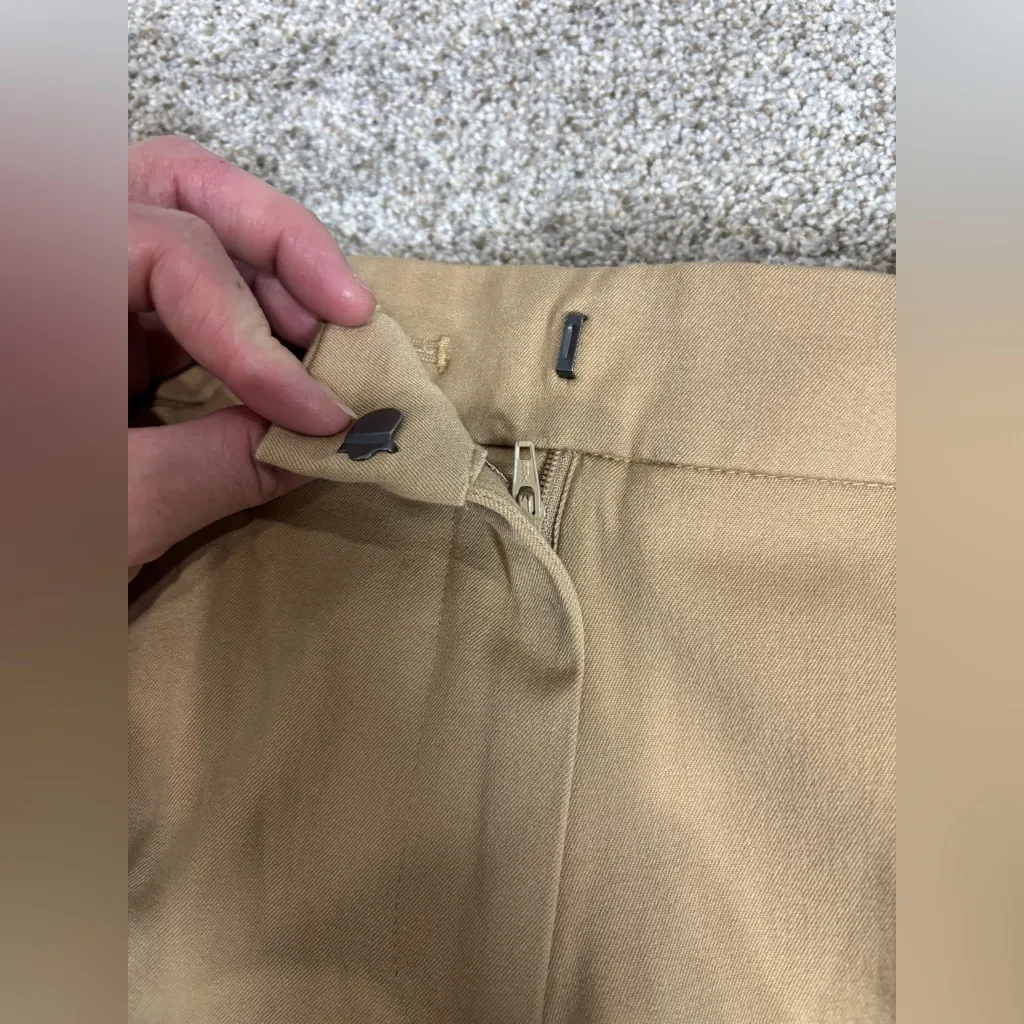 41 Hawthorn Camel Women’s 8 Cotton High Rise Straight Skinny Work Pants Tan - Image 8