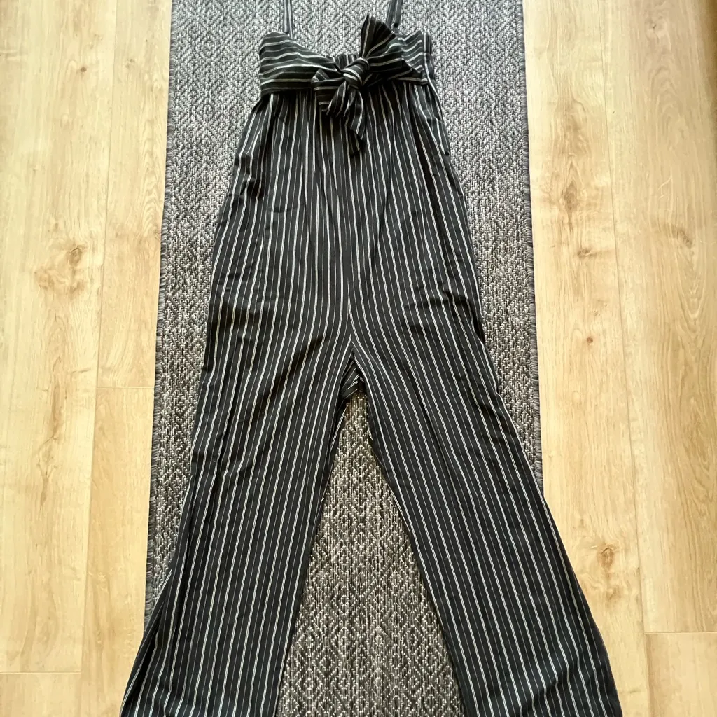 Final Touch Striped Black and White Jumpsuit - Image 3