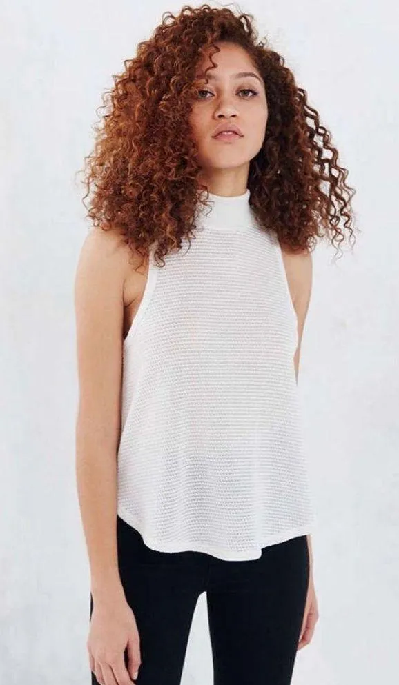 NWT Urban Outfitters Sweater Knit Mesh Tank - Image 4