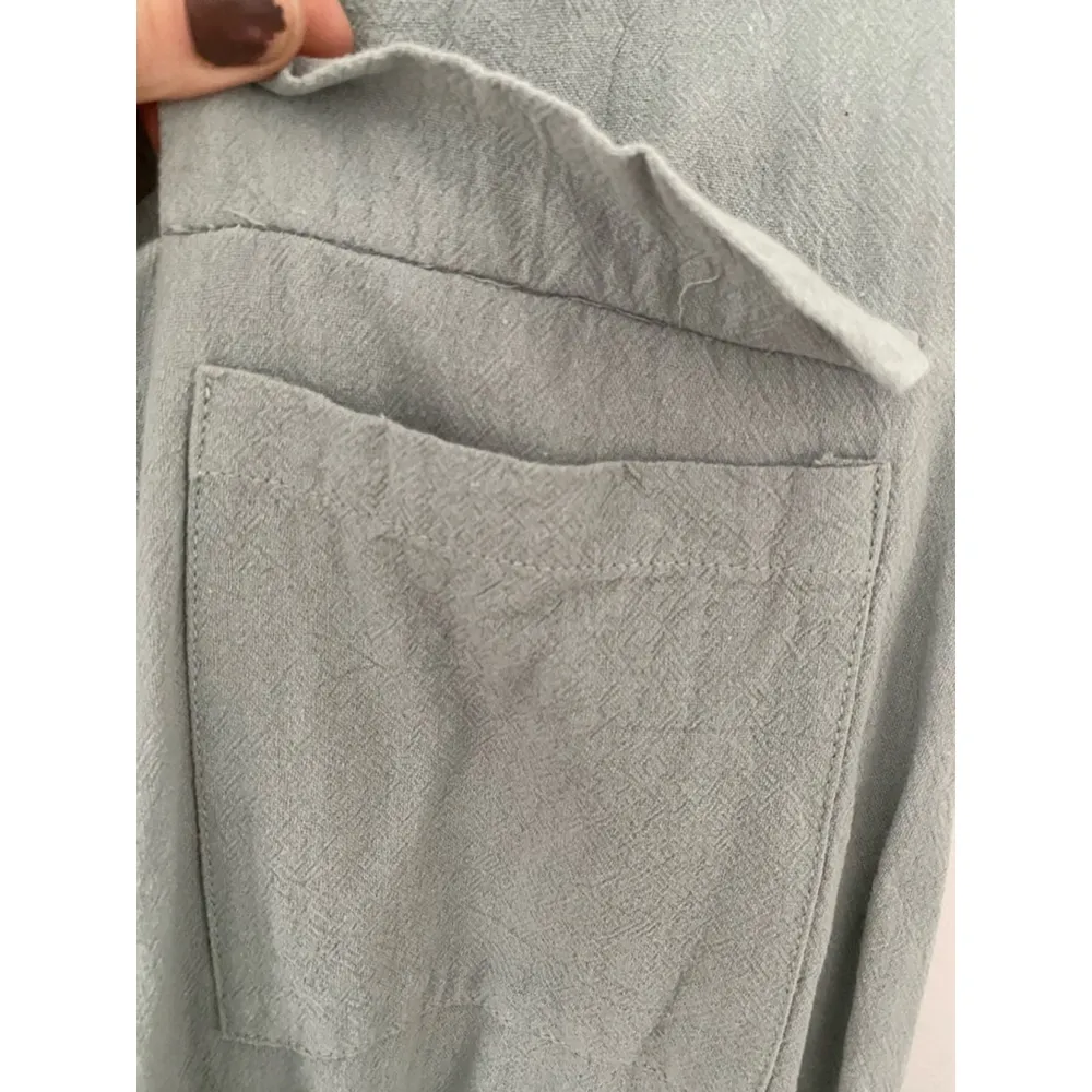 Sage Shorts Romper Boho Utility Zip Chic Travel Summer Capsule Spring Resort - Image 7