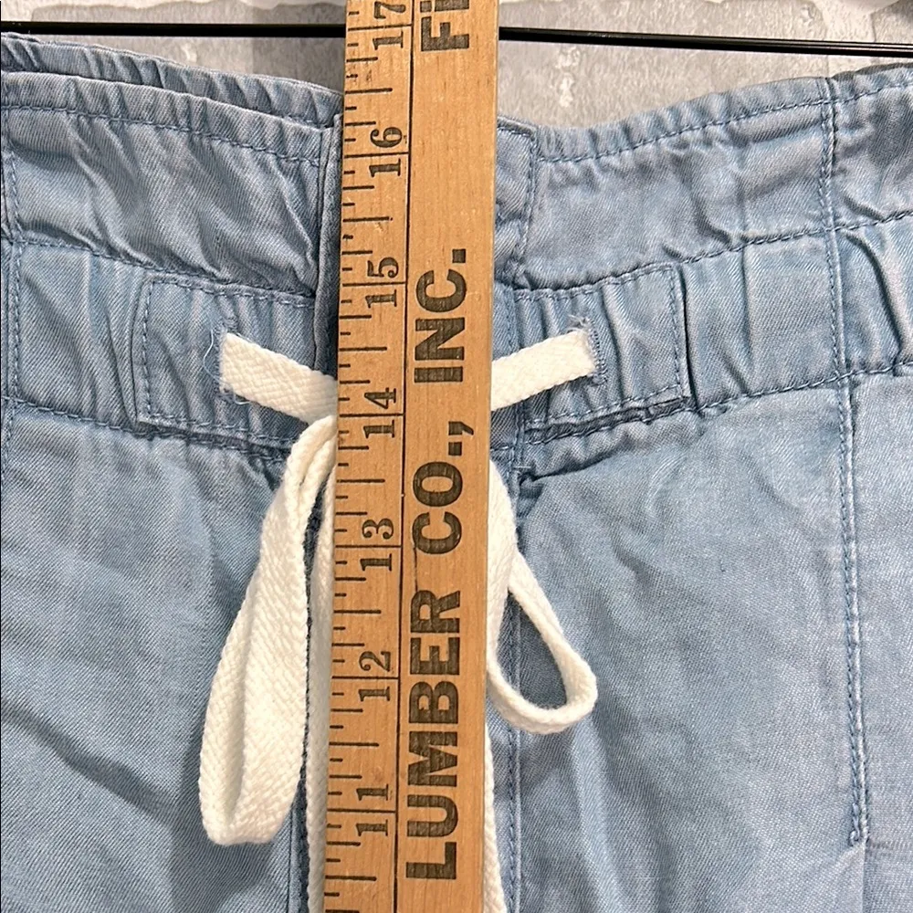 Zenana Blue High Waist Women’s Shorts NWT Size Large - Image 5