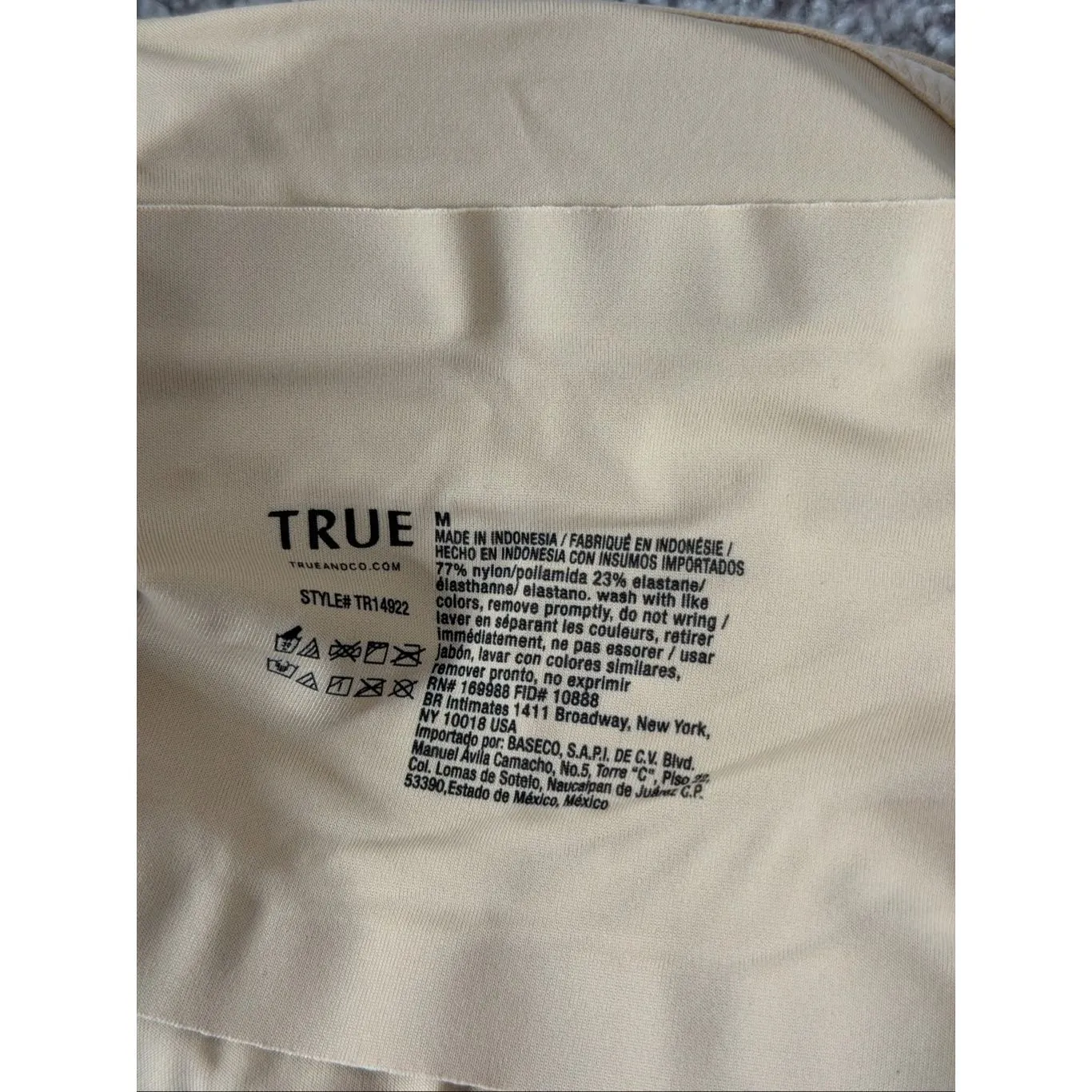 True& Co True Body Wireless Bandeau Bra Size Medium in Desert NEW Tan - Image 5