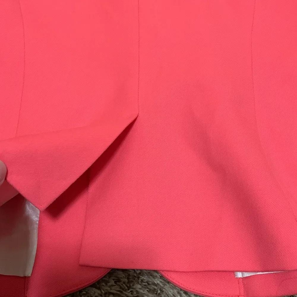 Pendleton coral skirt suit set woman size 14P blazer 14 skirt 100% virgin wool - Image 5