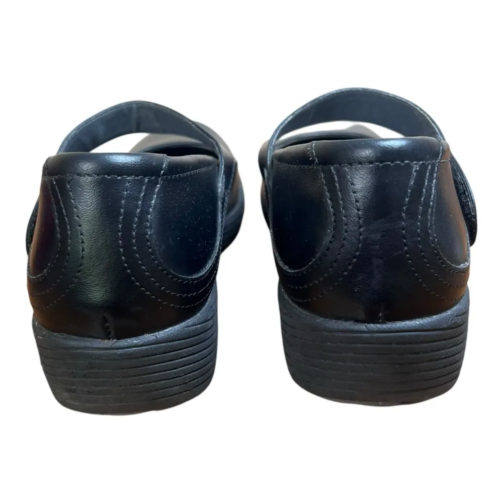 Dansko Work Wonders Mary Janes Black Leather Comfort Work Shoe Size 38 US 7.5-8 - Image 7