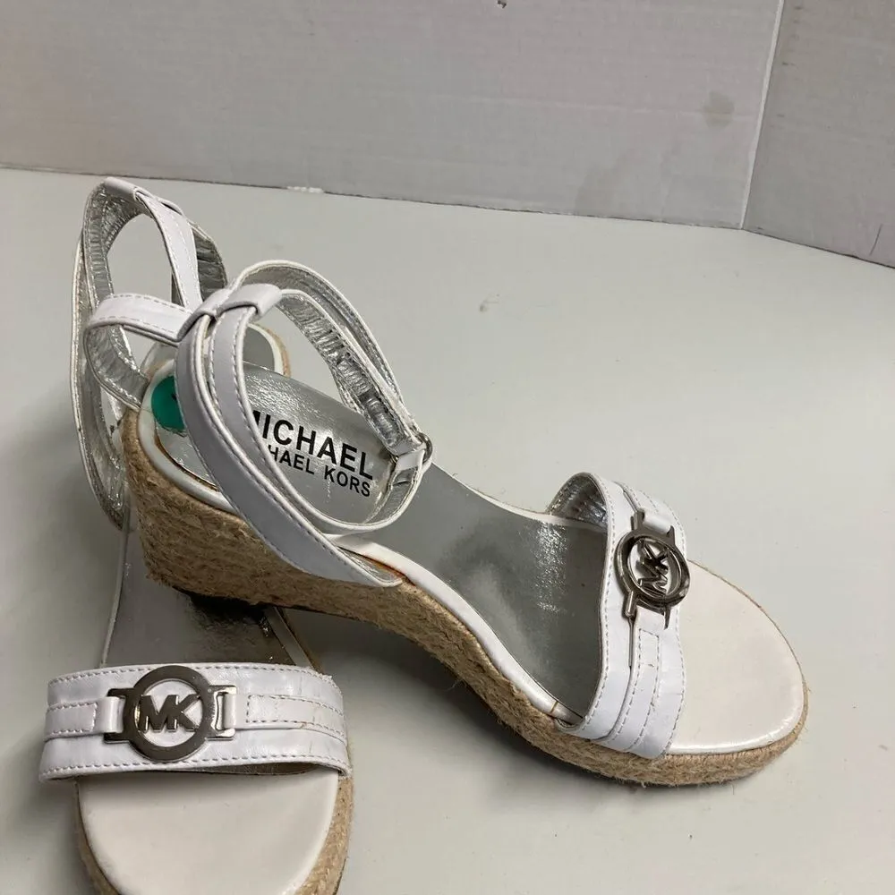 MICHAEL MICHAEL KORS,Women’s EspadrillesWedgeHeels‎ White Size undefined - Image 11
