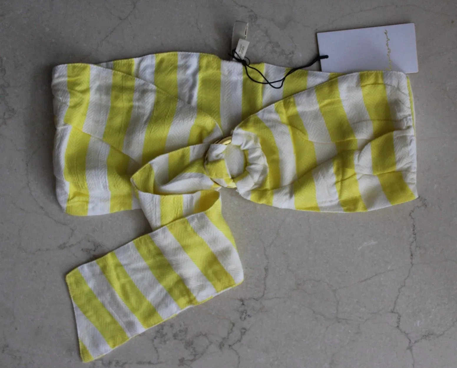 | Milly Top in Chartreuse Stripe - Image 5