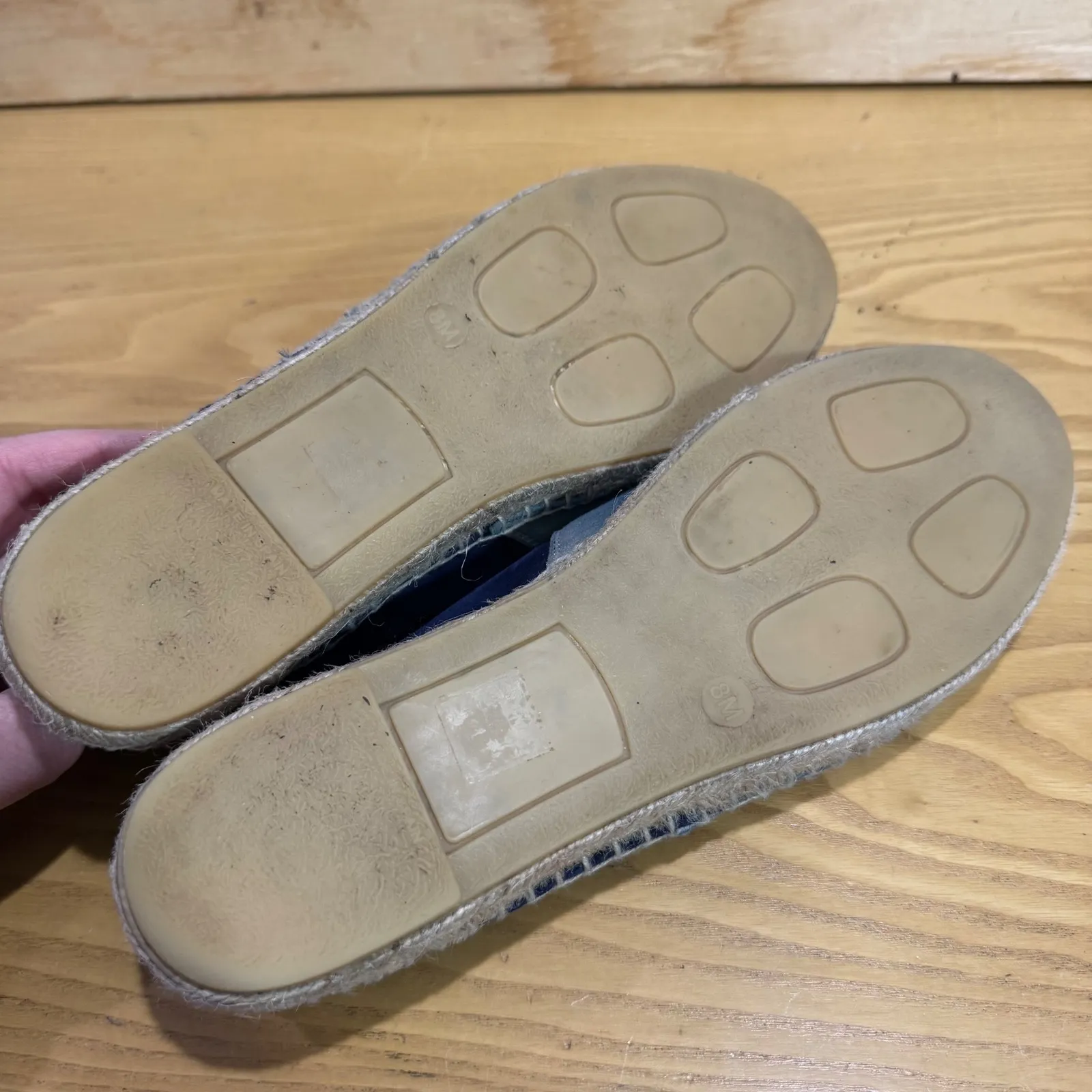 Vince Robin Ombre Suede Espadrilles Slip On Shoes Size 8 - Image 10