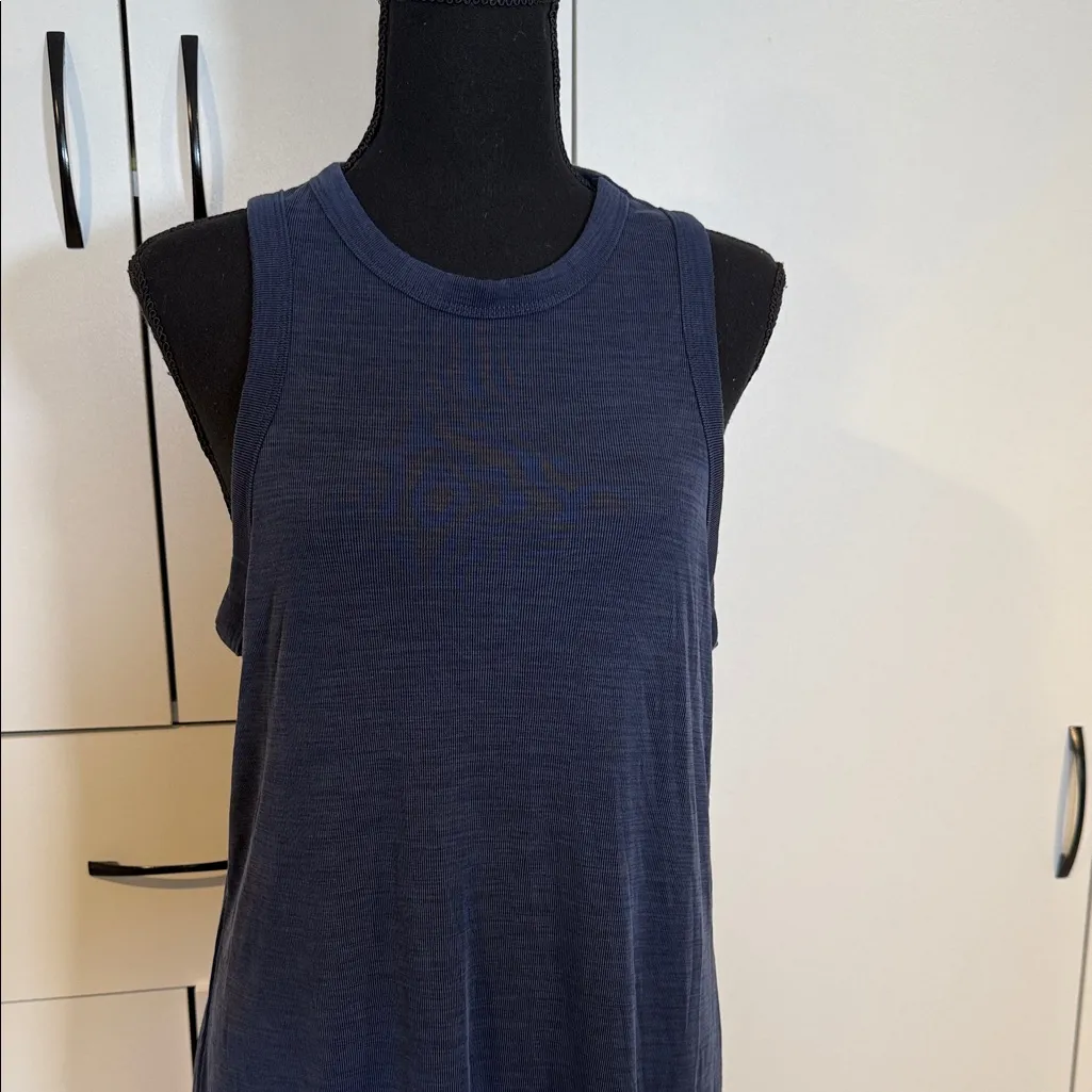 Joie  Dark Blue Sleeveless Maxi Dress . Size L - Image 2