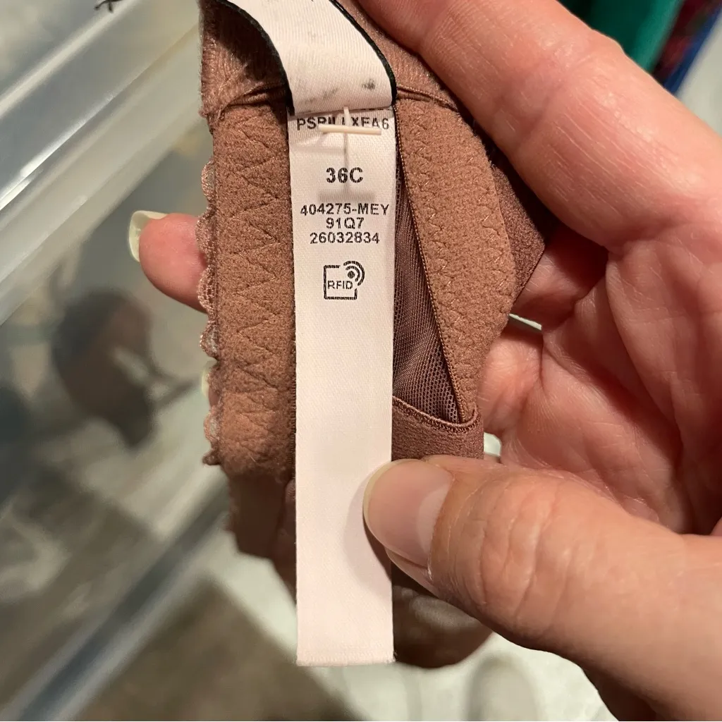 Victoria’s Secret Incredible bra lace mesh mauve 36C unlined - Image 11