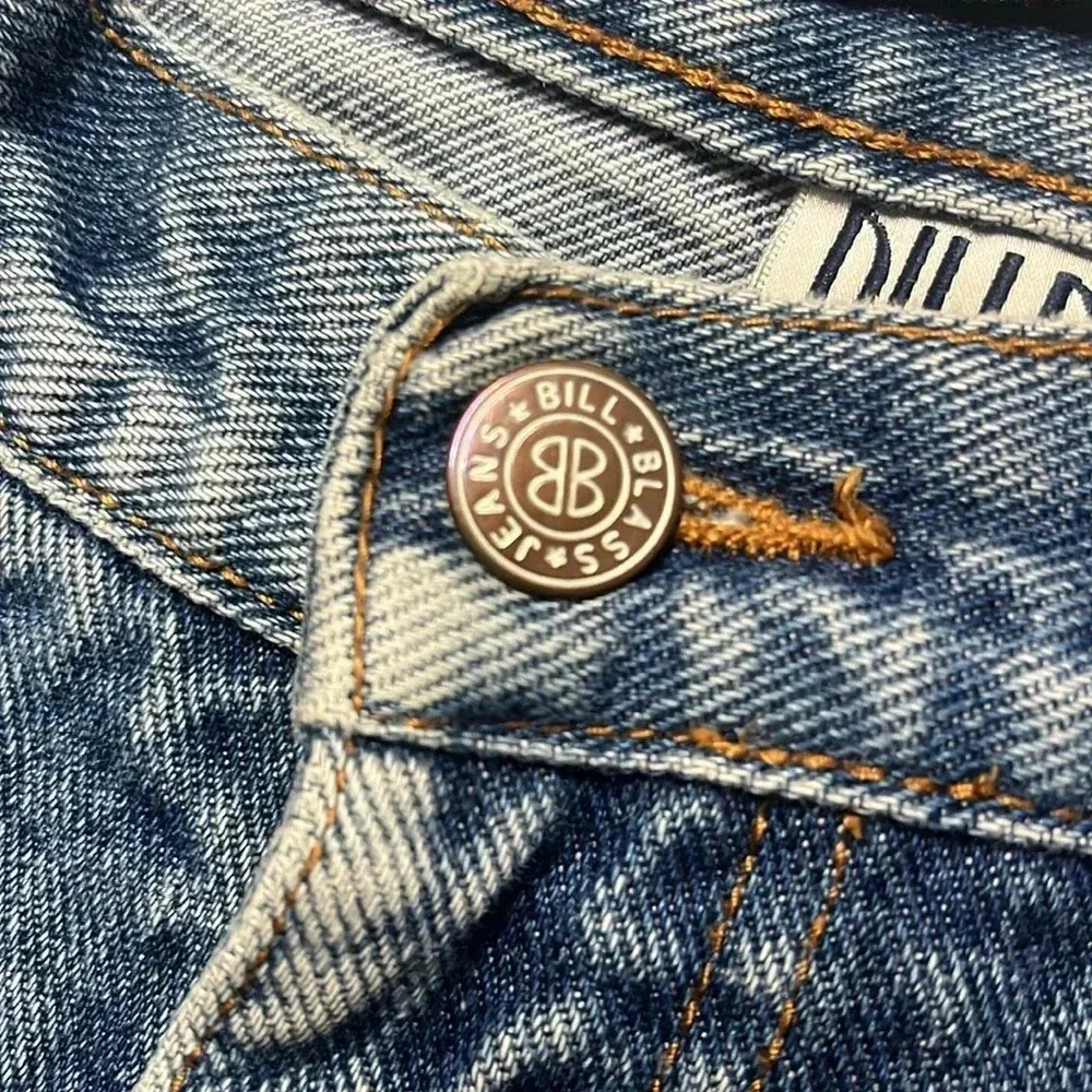 Vintage 1990s jeans 100% cotton size 10 short perfect fit denim jeans Y2K fall - Image 8