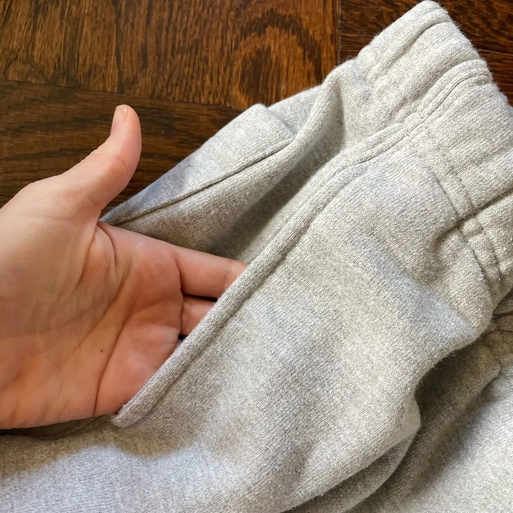 Champion reverse weave patchwork sweatpants size large - Image 5