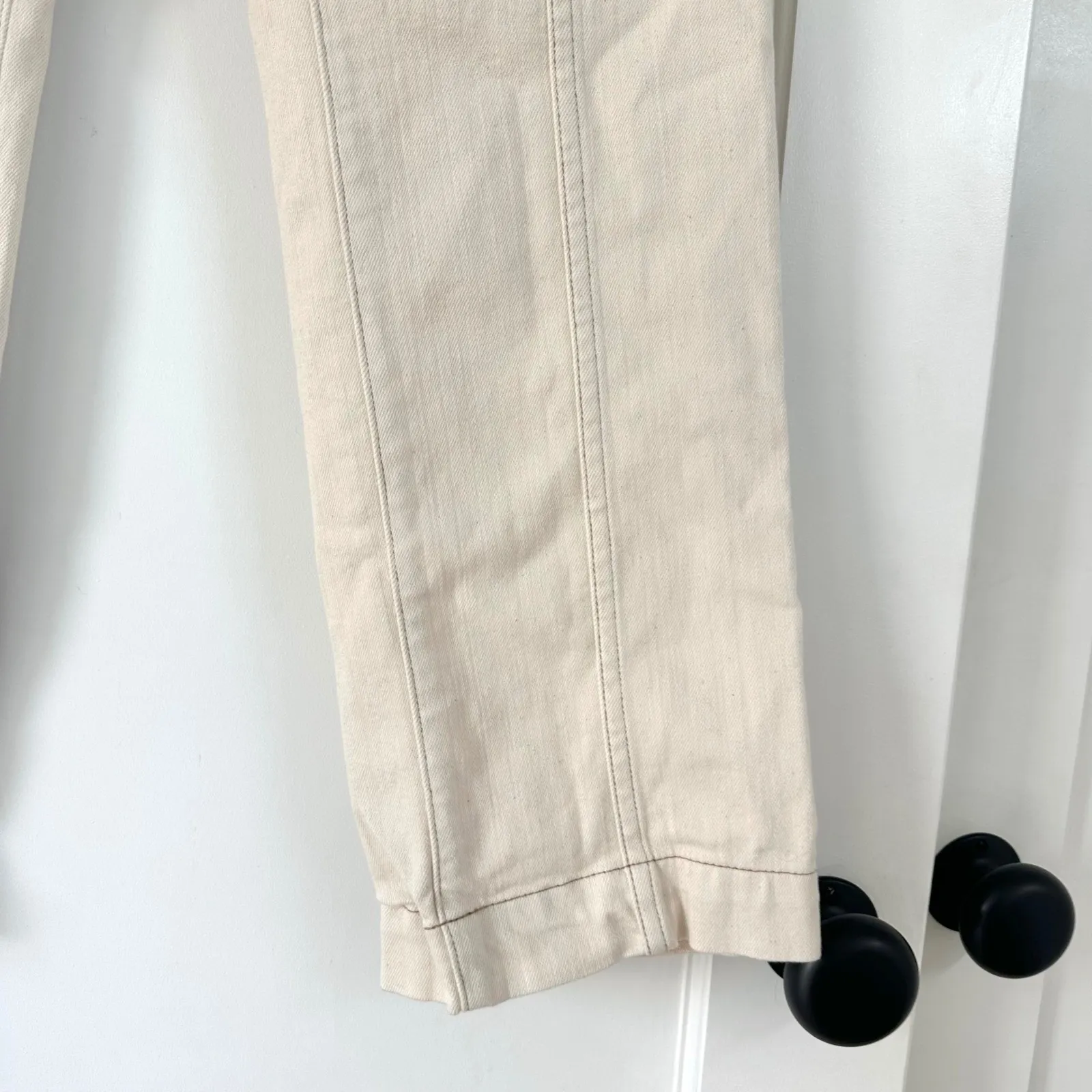 AG Adriano Goldschmied‎ Lila Mid Rise Utility Straight Jeans Size 25 Japanese - Image 8