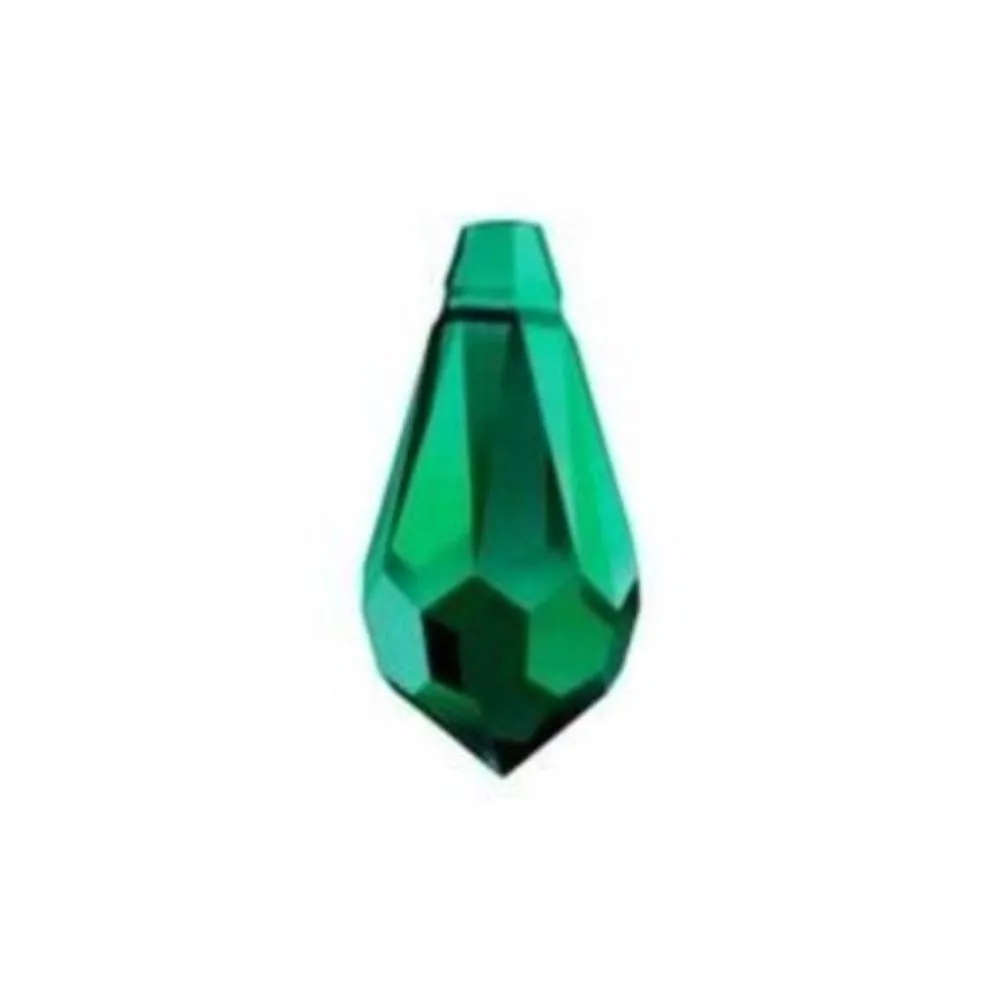 Swarovski Elements Crystal Sterling Silver Chain Threader Teardrop Earrings Silver - Image 6