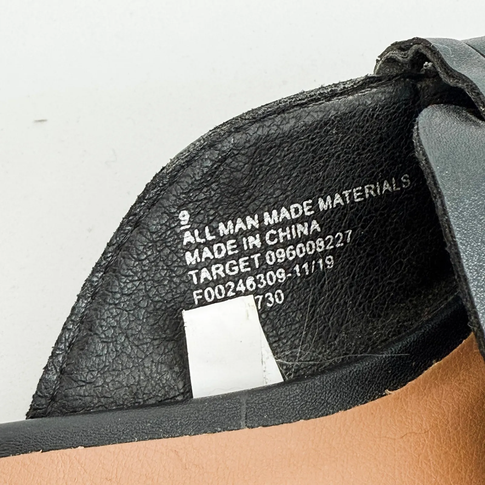 A New Day Womens Woven Mules Size 9 Black SlipOn Loafer Flats Minimalist Capsule - Image 4