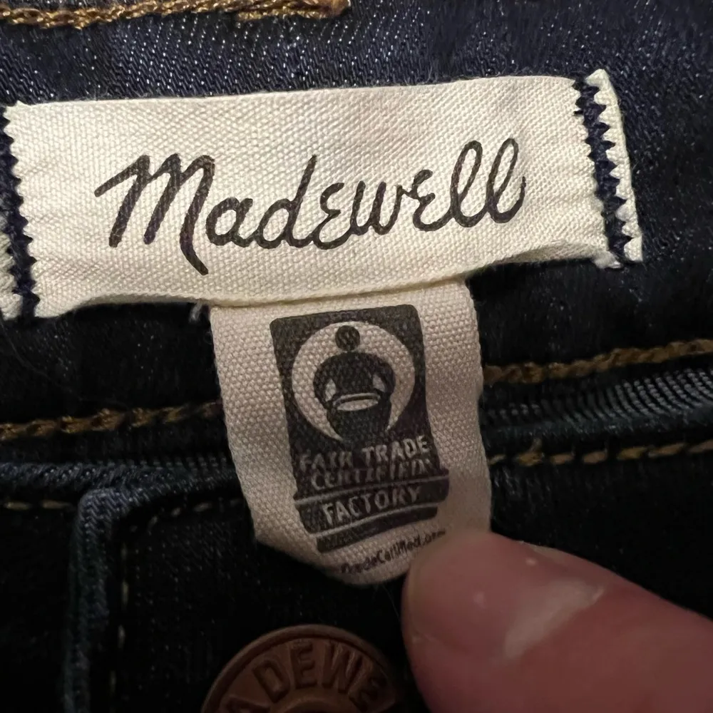 Madewell Eco Curvy Cali Demi Boot Denim Blue Jeans Women's Size 36 Plus - Image 2