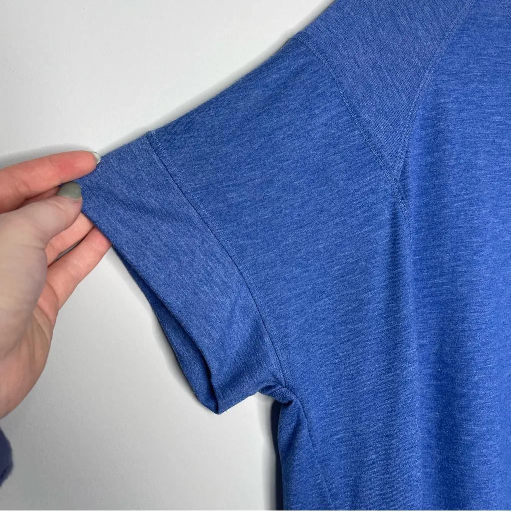 Sonoma Goods For Life Short Sleeve OEKO-TEX Blue Top (X-Large) - Image 2