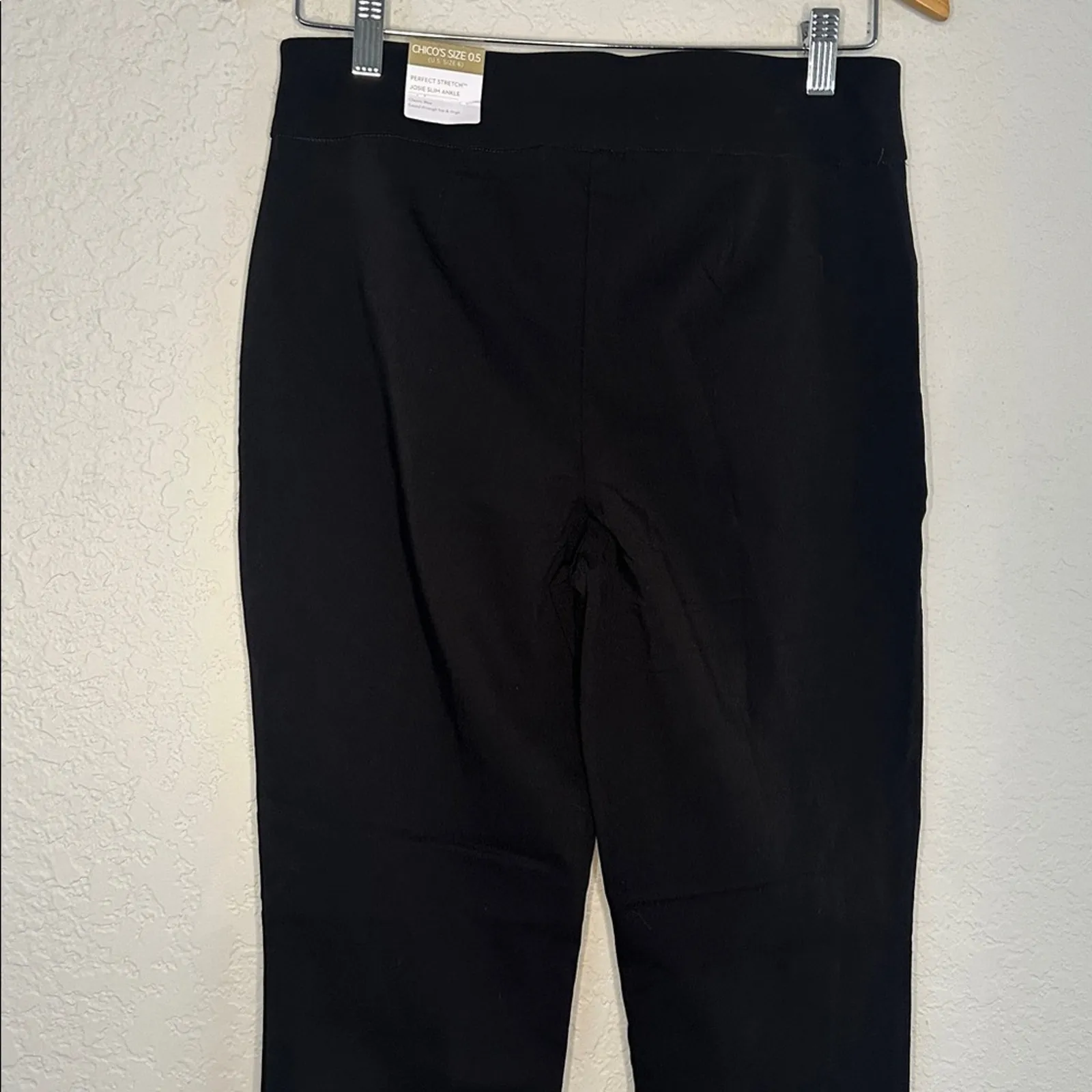 NEW Chico’s Black Ankle Pants Sequin Hem Sparkle Glam Party Mobwife Princess - Image 6