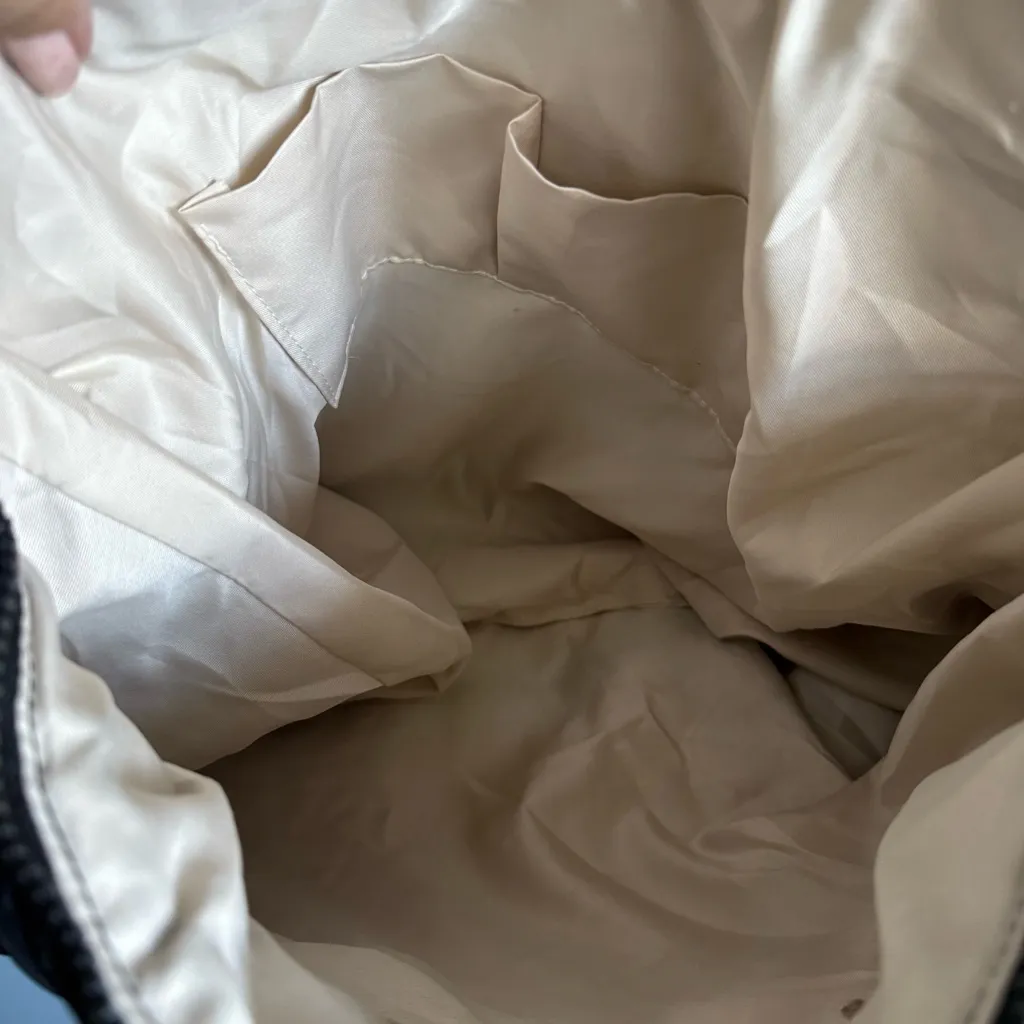 Quilted Puffer Black Shoulder Hobo Bag - Image 8