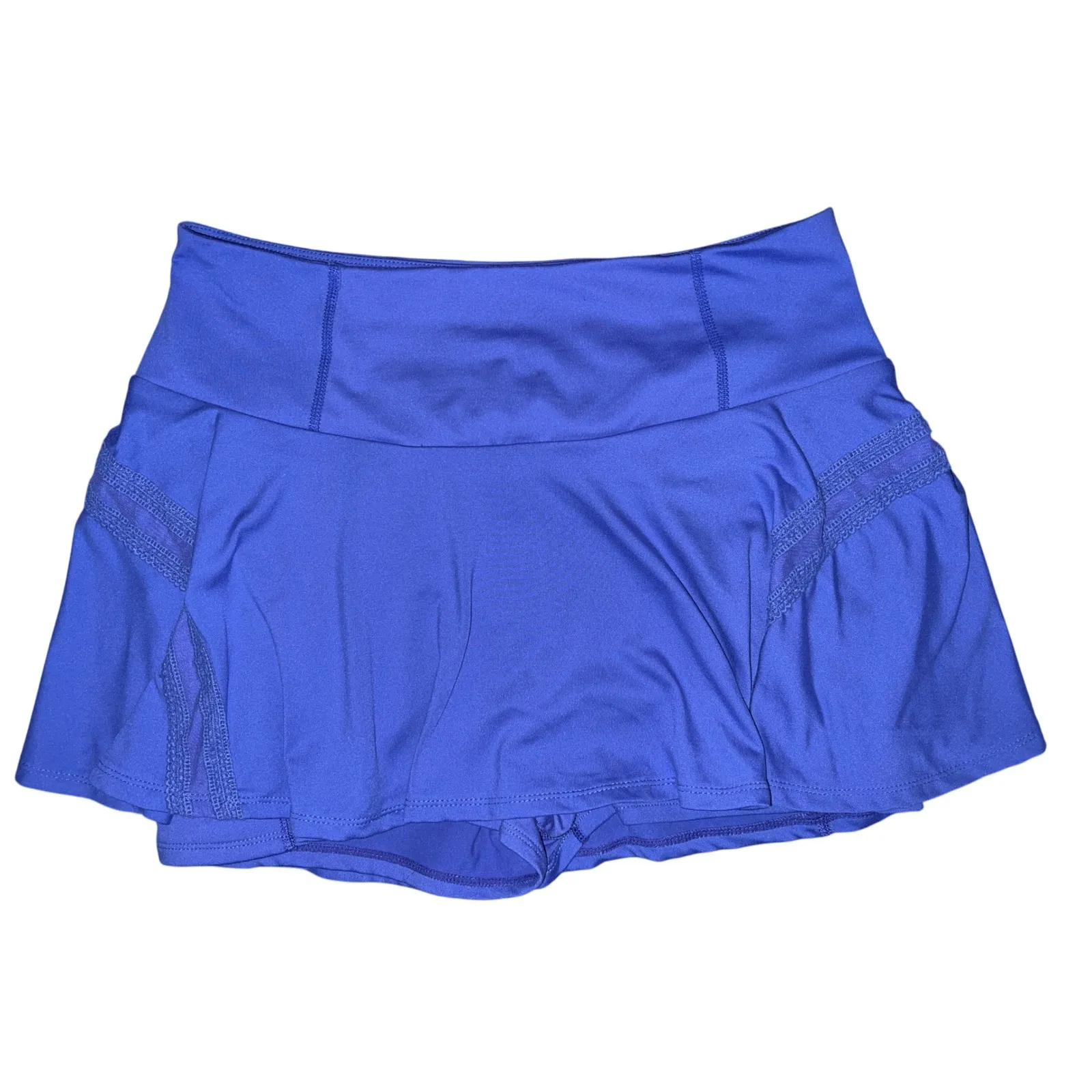 FP Movement Pleats and Thank You Skort Large Moroccan Blue‎ Tennis EUC Blue - Image 4