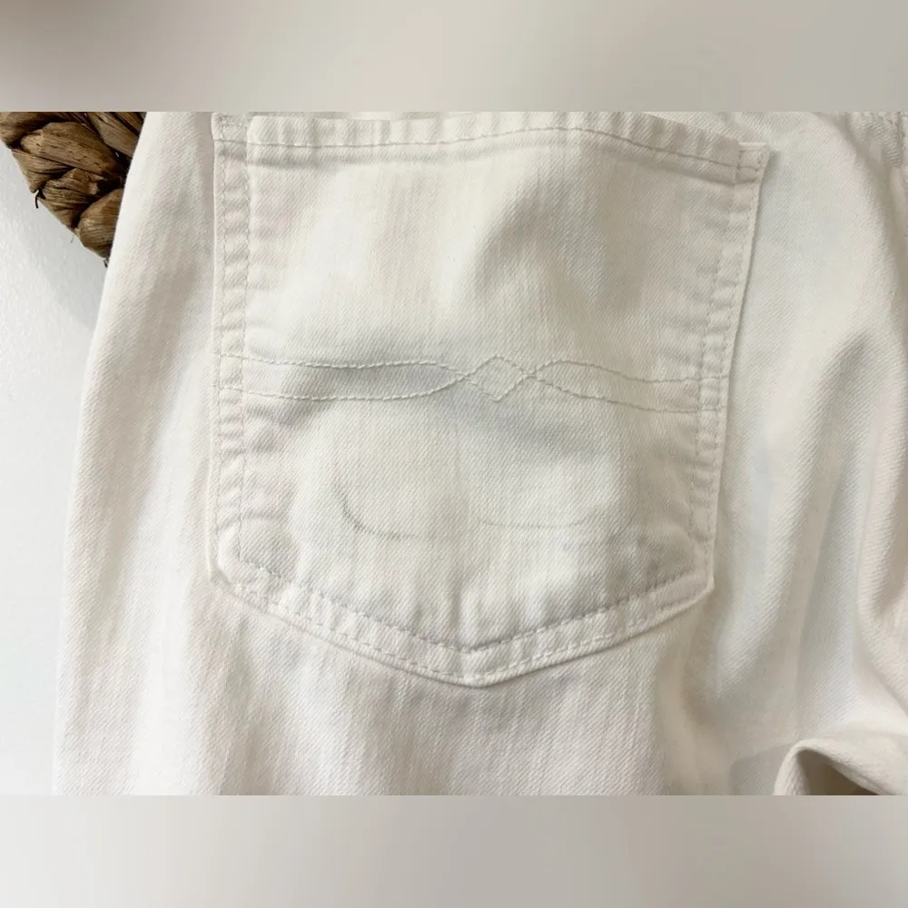 Lucky Brand Sweet n Straight White Jeans Size 16/33 - Image 11