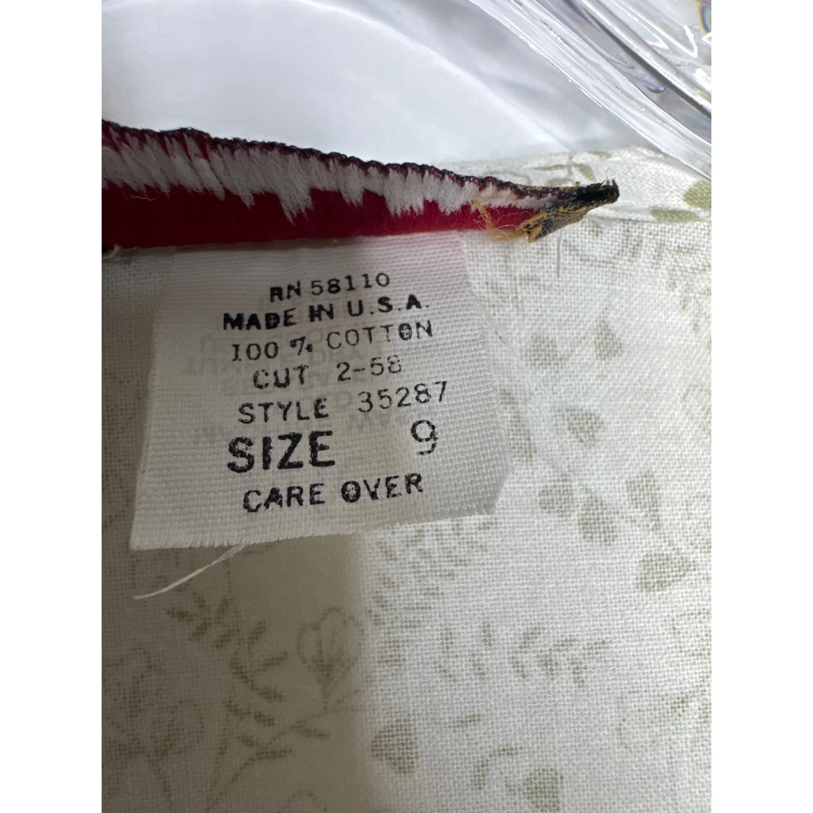 Vintage Hunters Run Prairie Blouse Lace Collar Puff Sleeves cinch back USA Small - Image 12