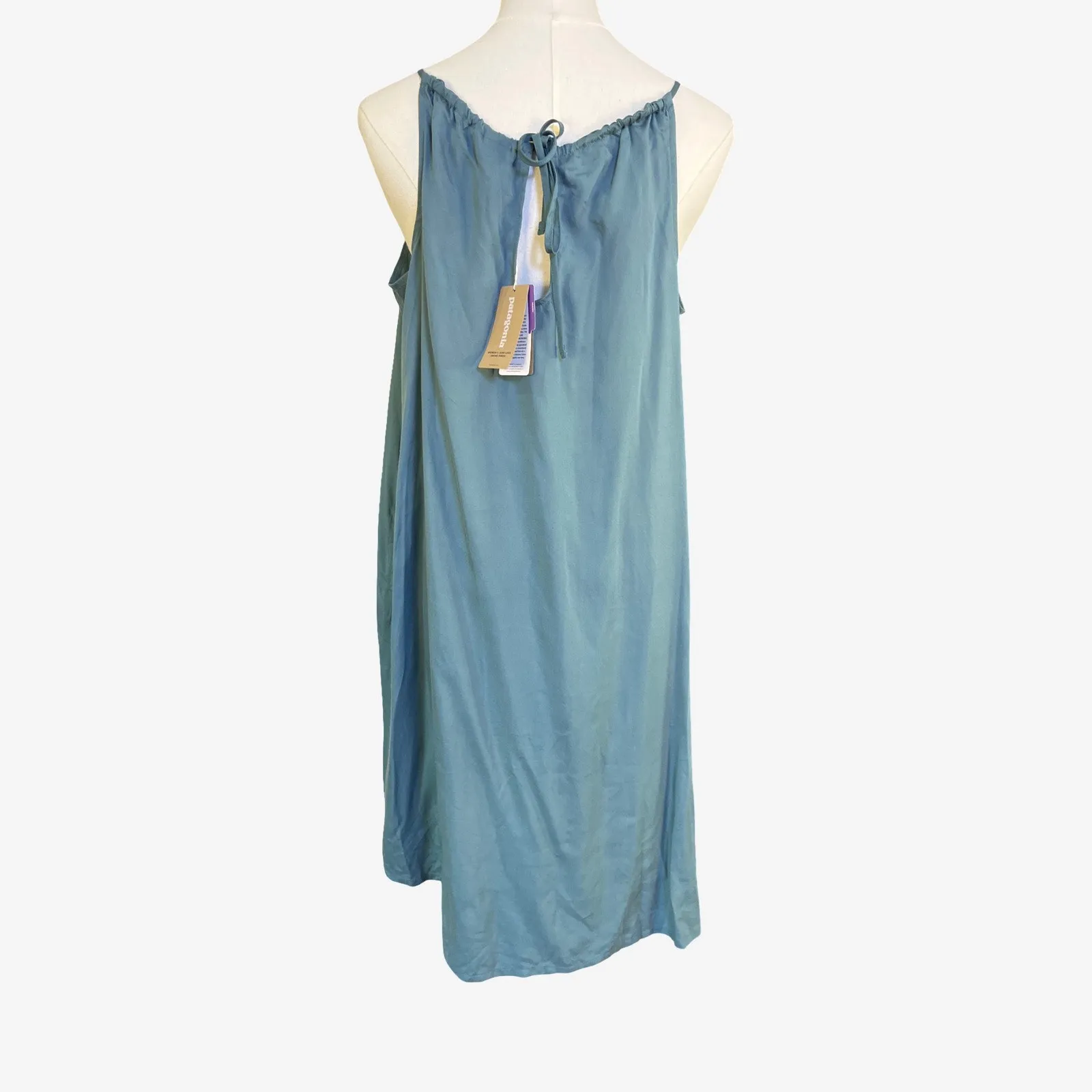 Patagonia June Lake Swing Dress Blue Tencel Lyocell Size M NWT - Image 5