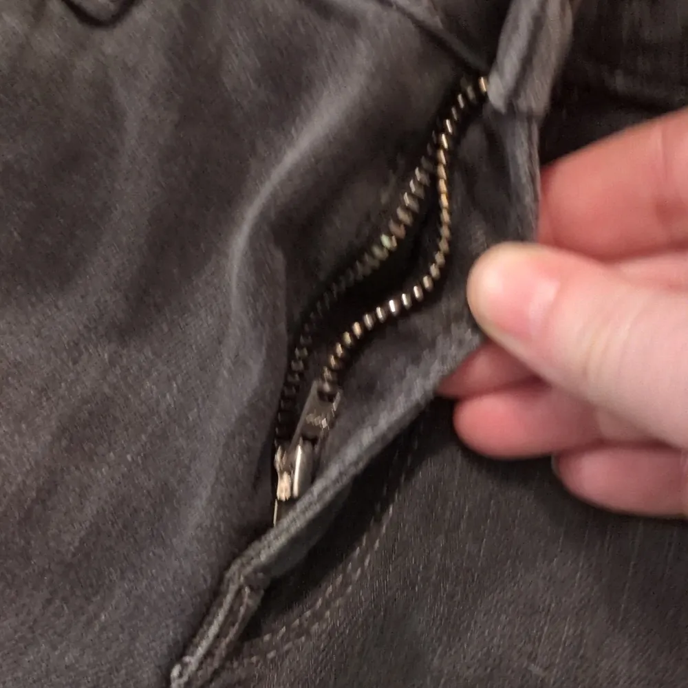 Free People Black Fringe Jeans Size 25 - Image 5