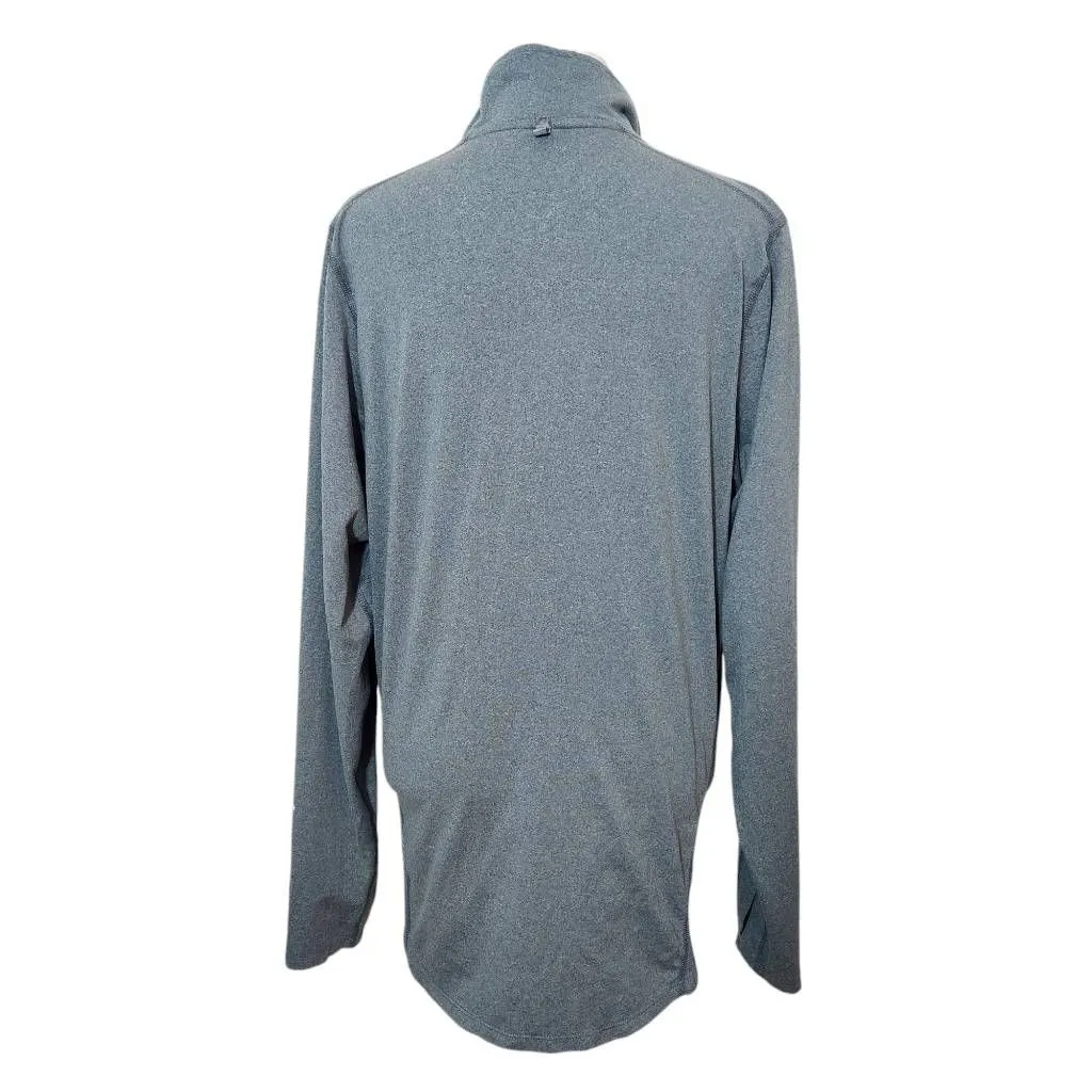  Gray Quarter-Zip Pullover Size Small Nike Women's Gray Running Pullover - Image 2