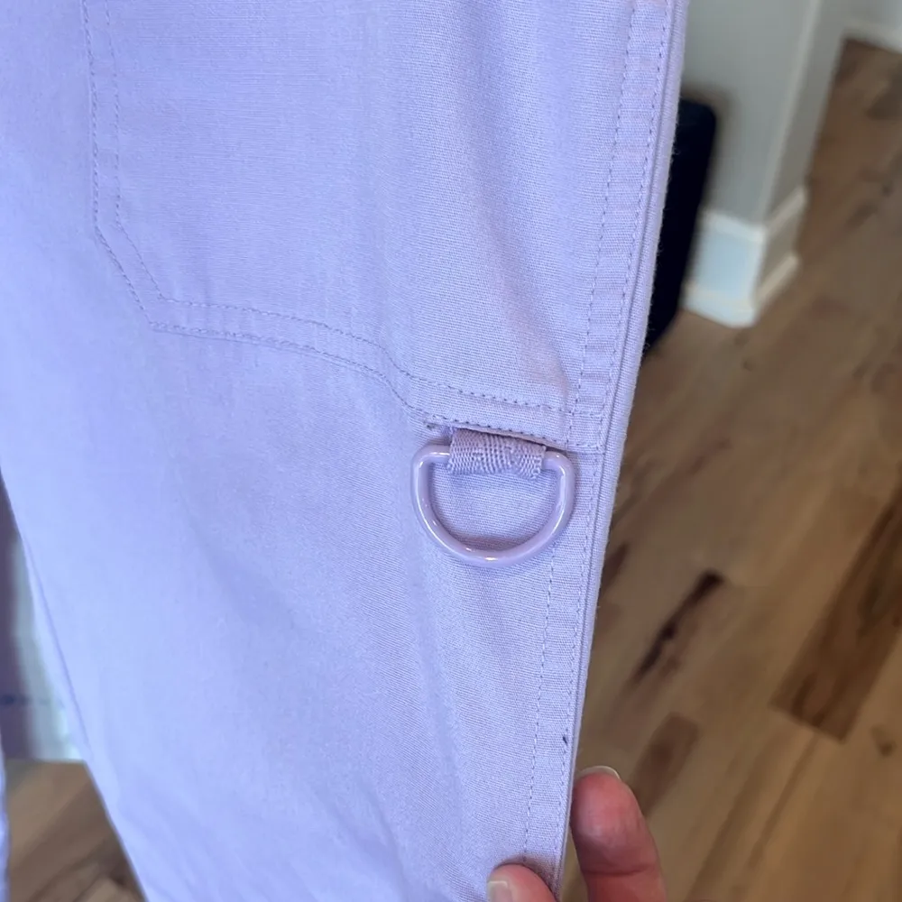 Lavender Cargo Scrubs Purple - Image 5