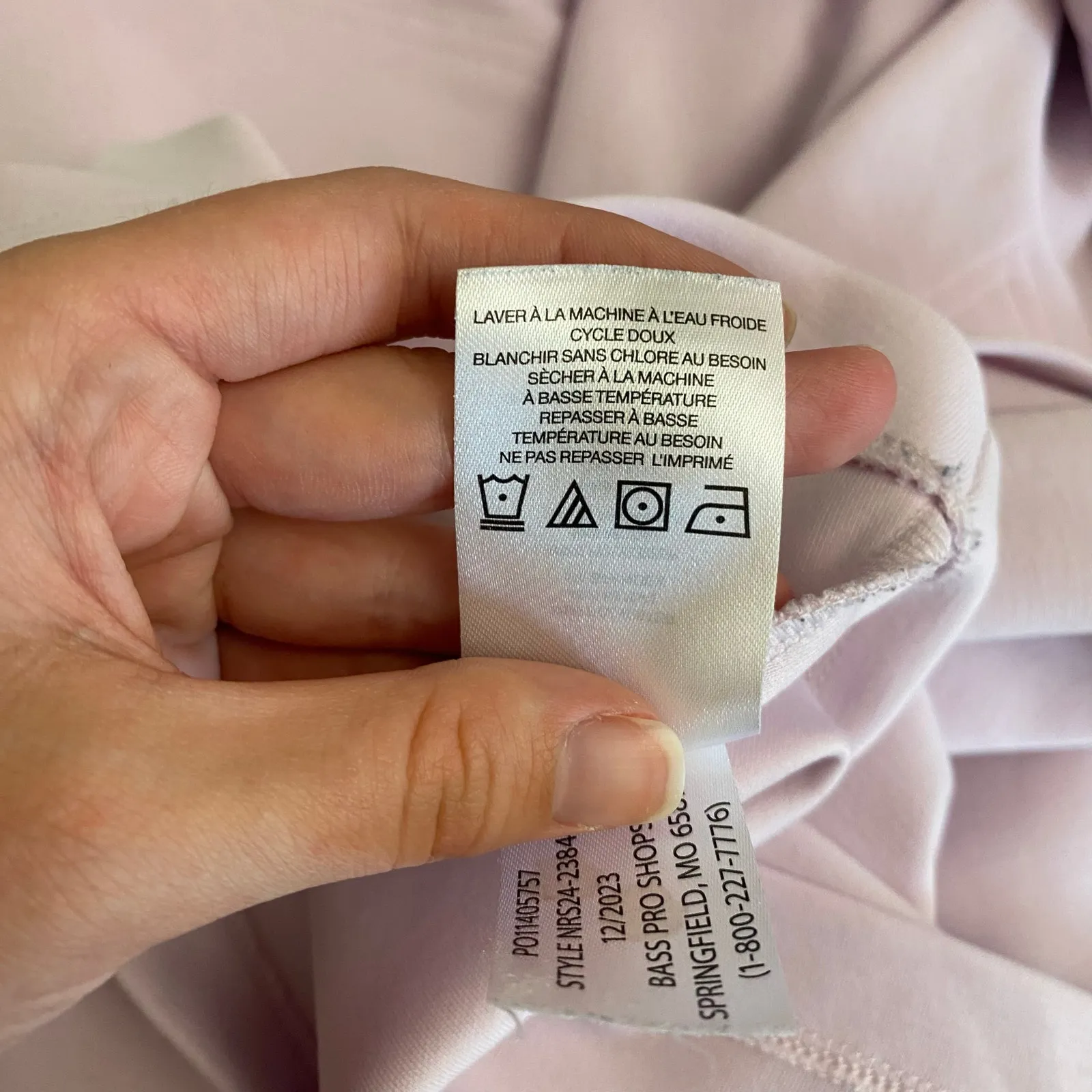 Natural Reflections Women’s Lilac Snow Soft Haven Polo Dress‎ Size L Sporty - Image 7