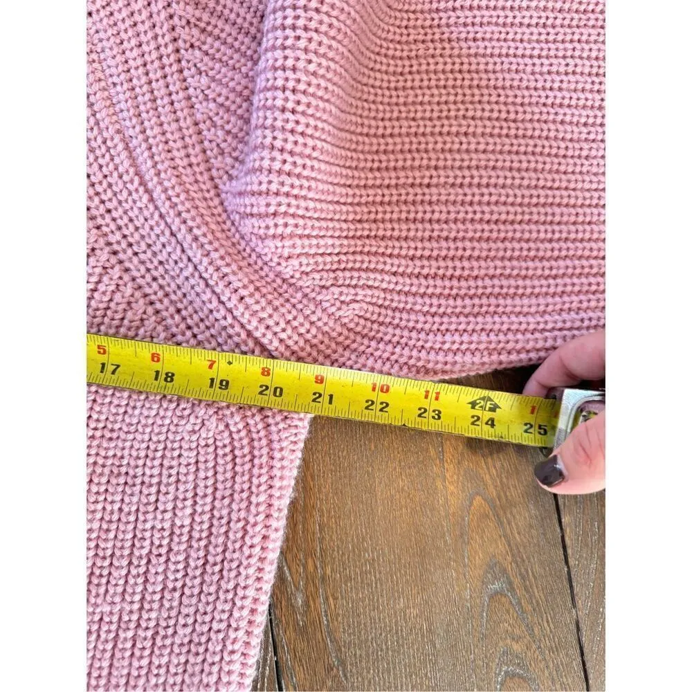Central Park West Pink Knit Sweater with Flare Sleeves Size XSmall - Image 7