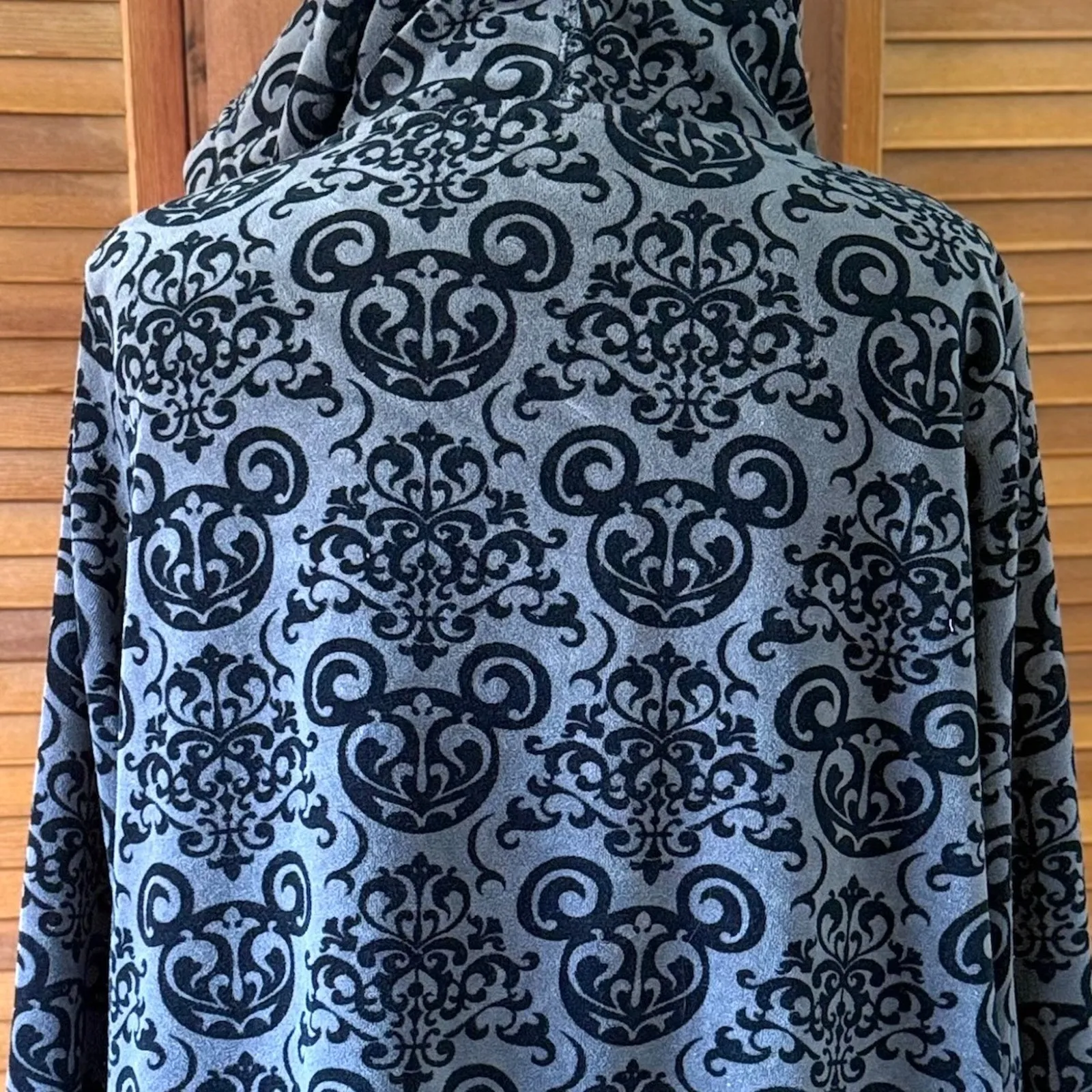 Disney Punk Goth Lolita The Evil Mouse Gray Black Hoodie Jacket 1X - Image 6