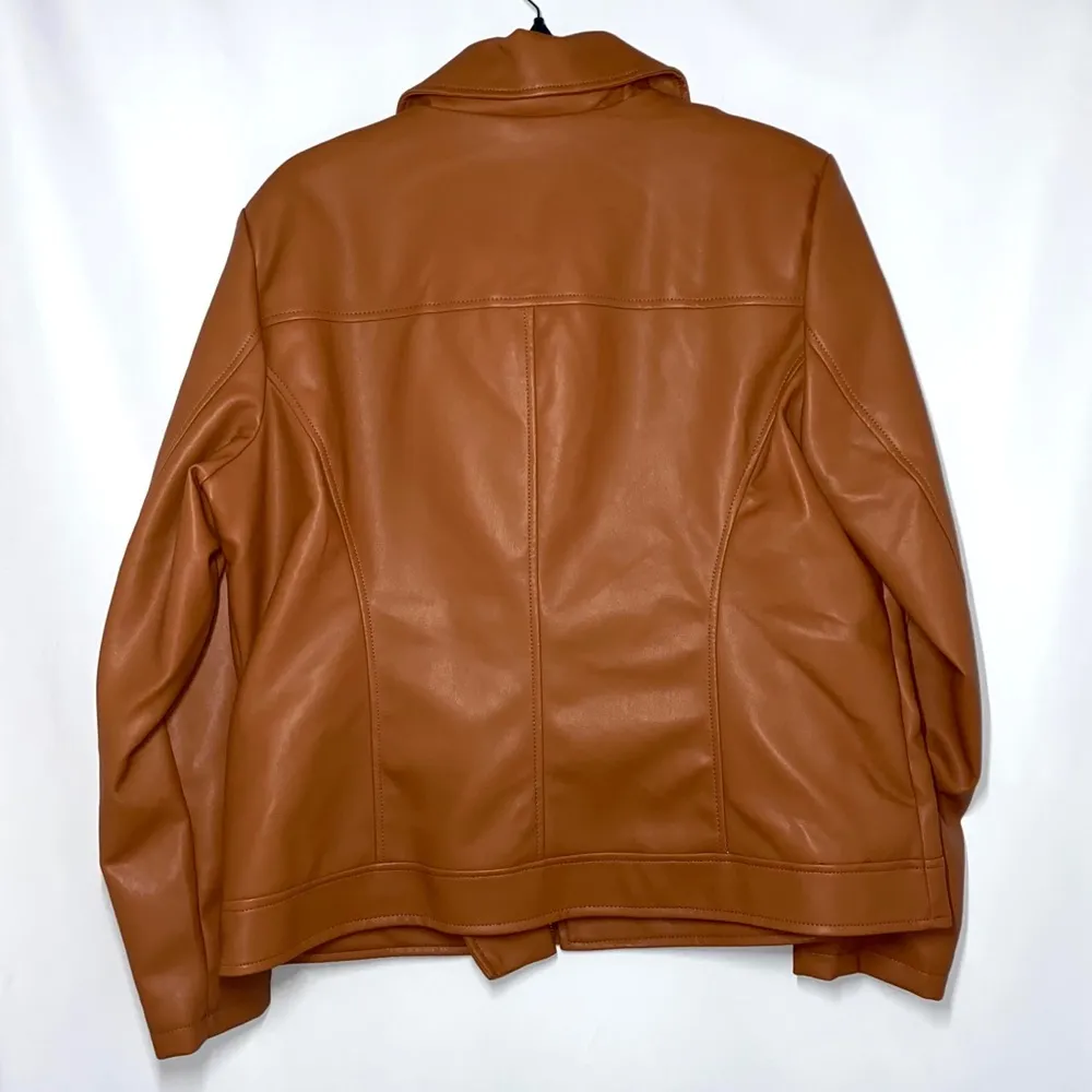 a.n.a A New Approach Moto Leather Jacket NWT - Image 5