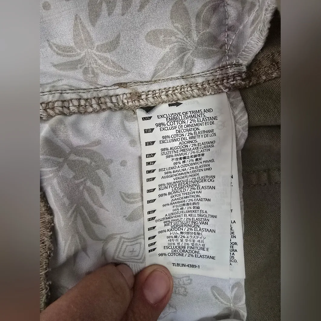 5.11 Tactical Women's‎ 98% Cotton 2% Elastane Khaki Pants Size 16 - Image 10