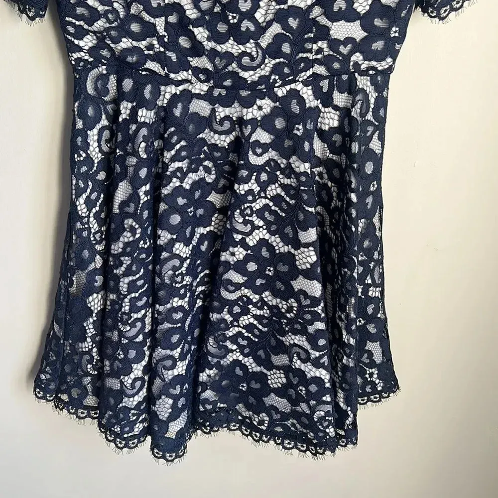 NEW Shoshanna lace fit and flare dress - Image 5