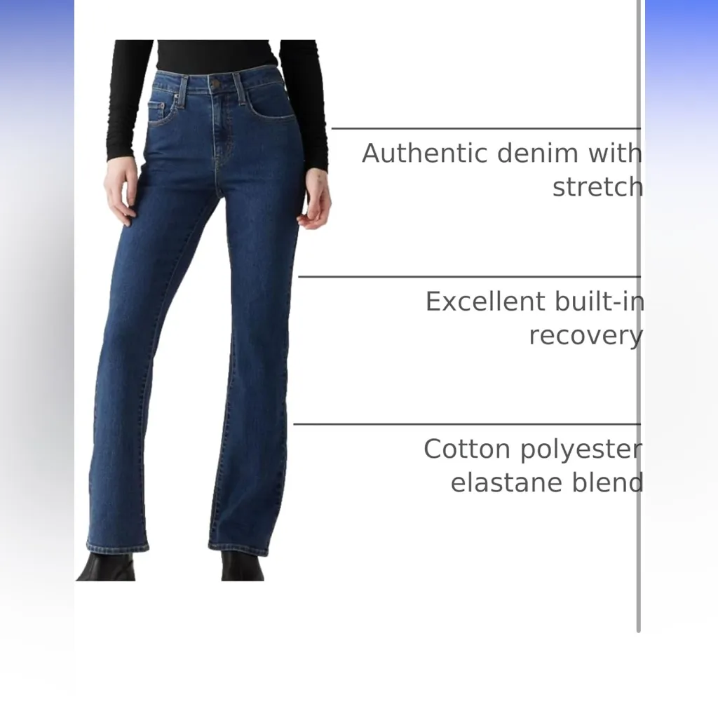 Levi's Women's 725 High Rise Bootcut Jeans - Image 4