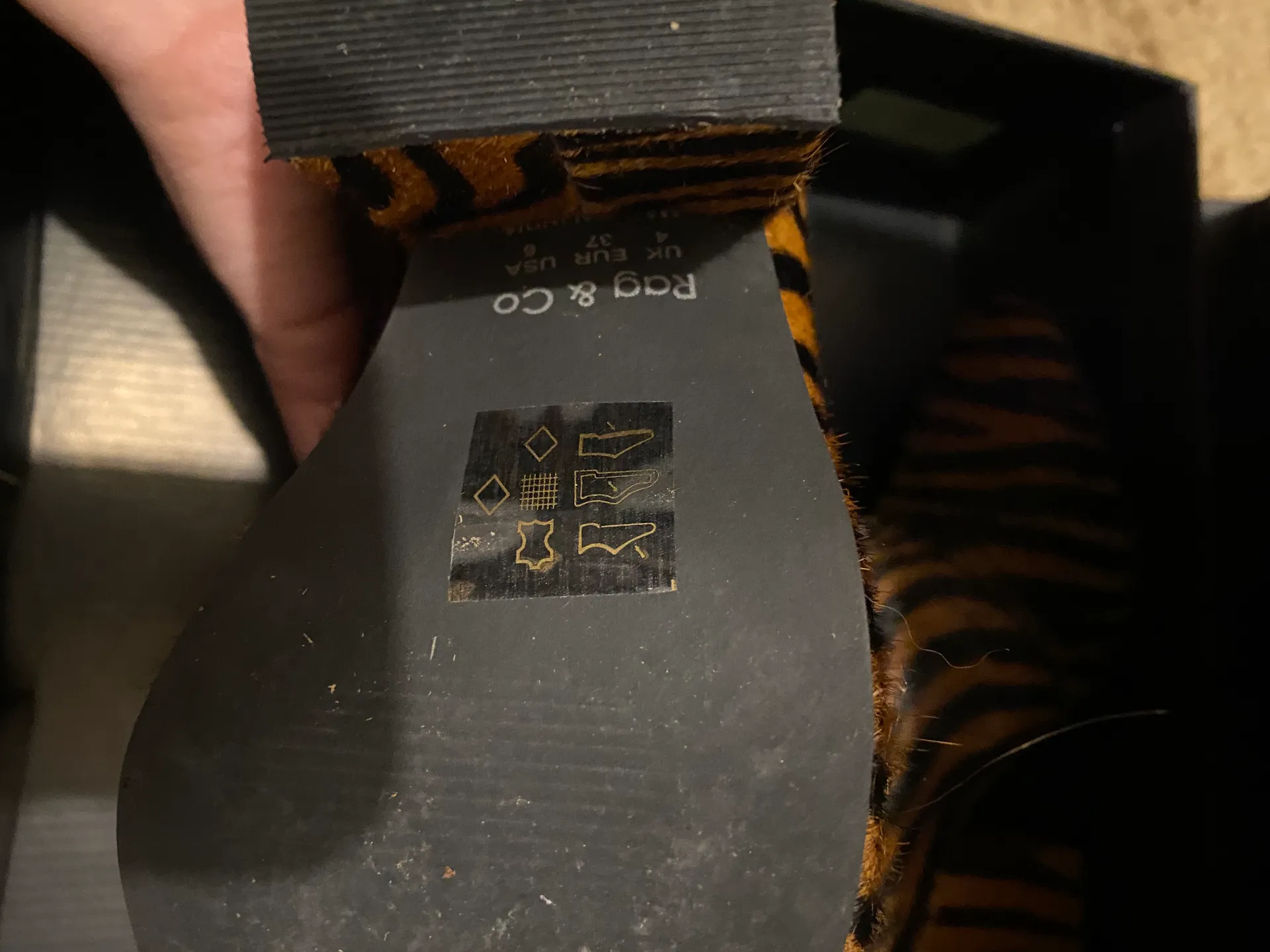 Lulus Zebra Stripe Booties - Image 3