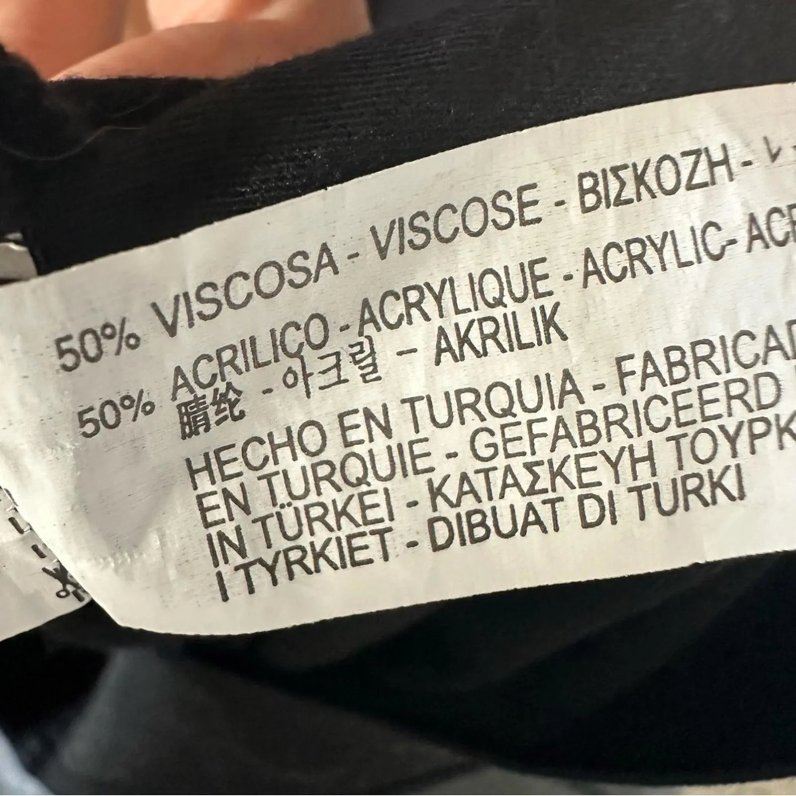 Zara Trafaluc Bodycon Midi Skirt Black Sz Small - Image 3