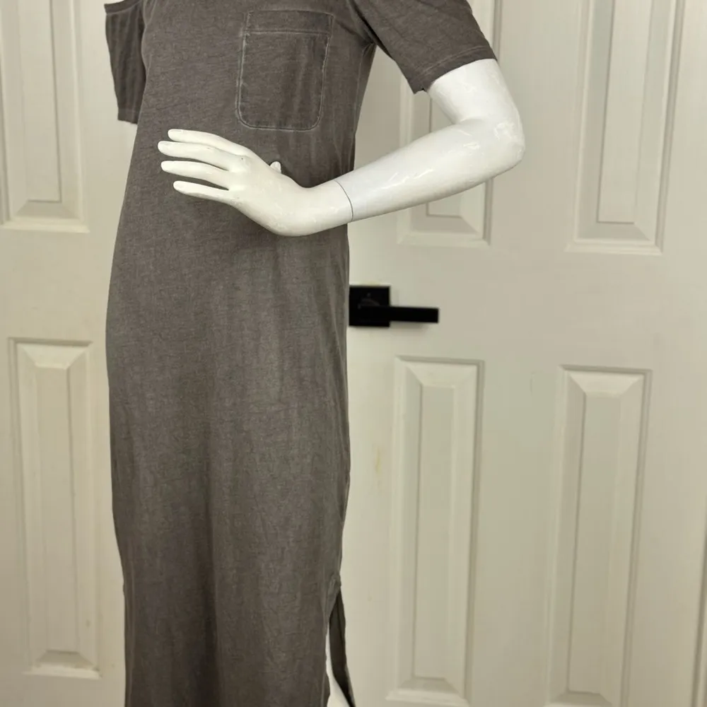 Cloth & Stone  ANTHROPOLOGIE Juliette Open-Shoulder Tee Shirt Dress Size XS. D31 - Image 8