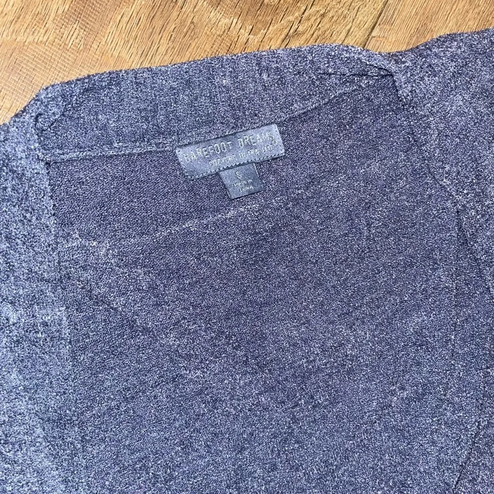 Barefoot Dreams CozyChic Ultra Lite Long Cardi lagoon blue small - Image 6